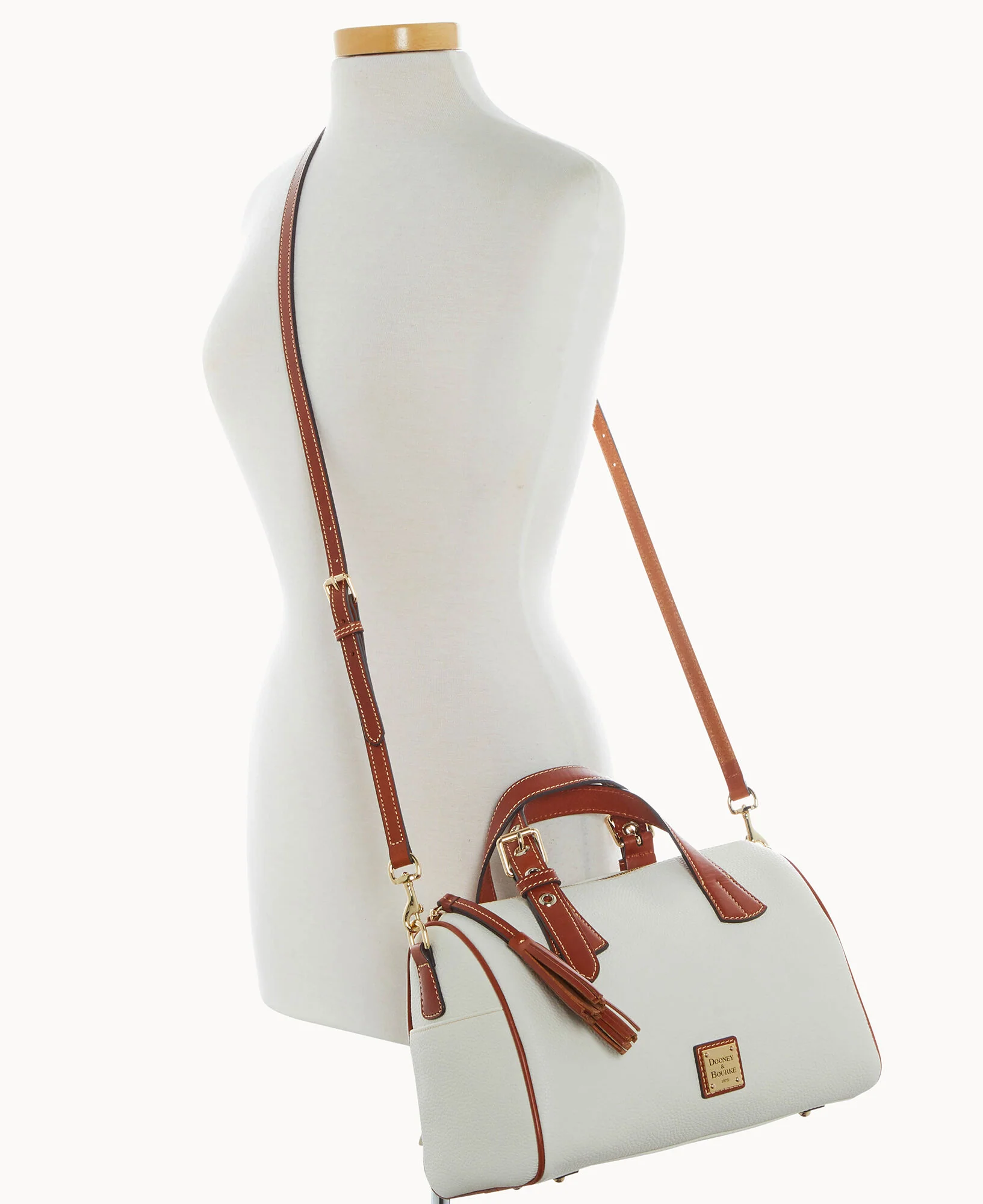 Pebble Grain Kendra Satchel - Image 22