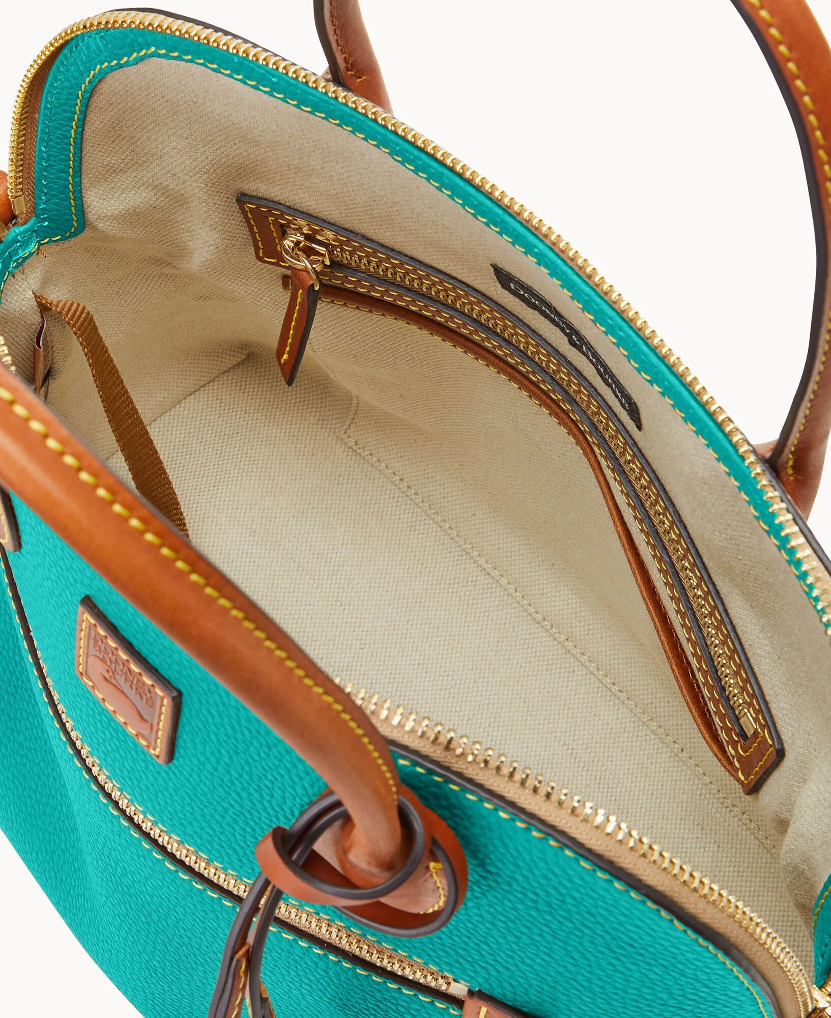 Pebble Grain Large Domed Satchel - Image 10