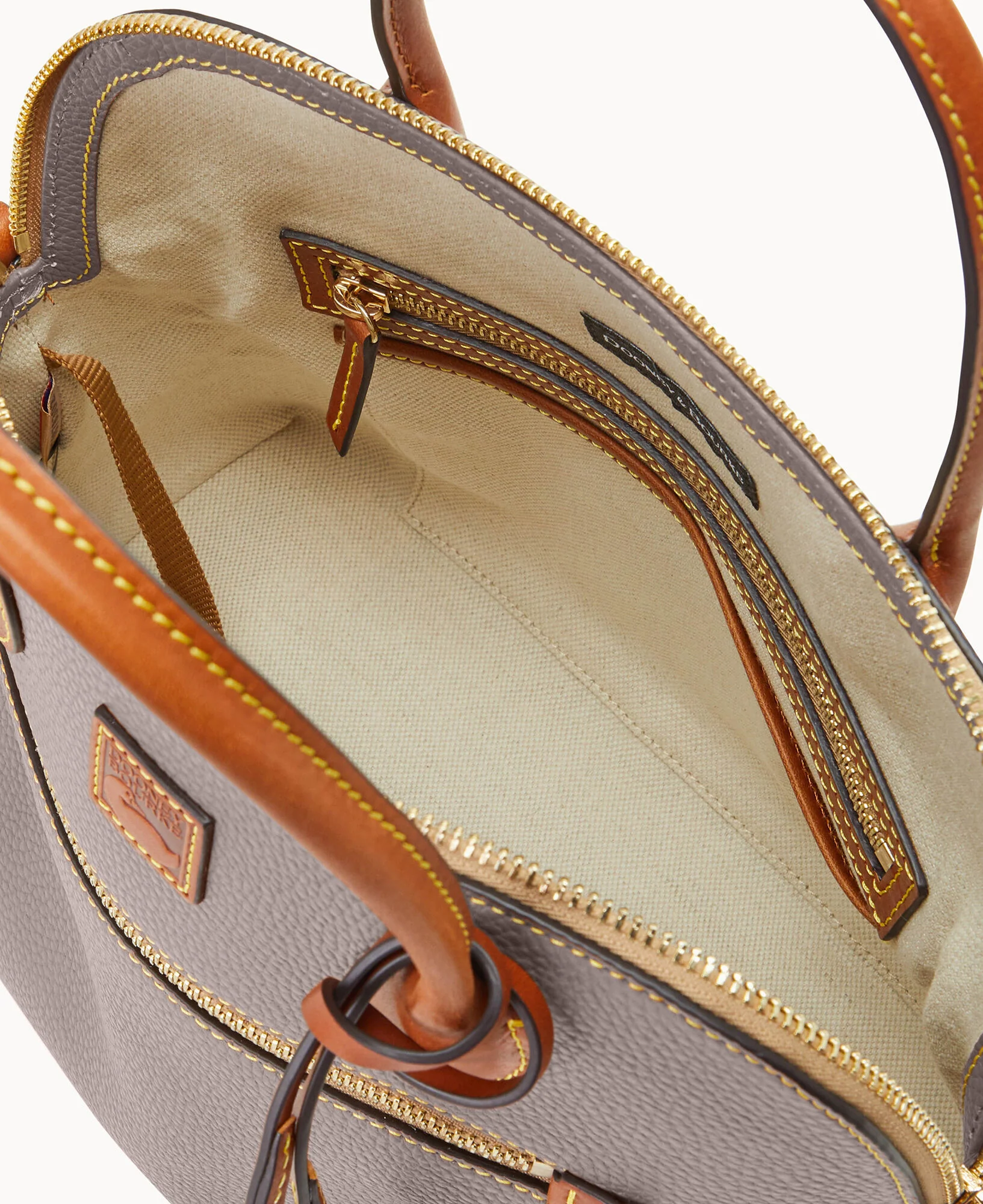 Pebble Grain Large Domed Satchel - Image 104
