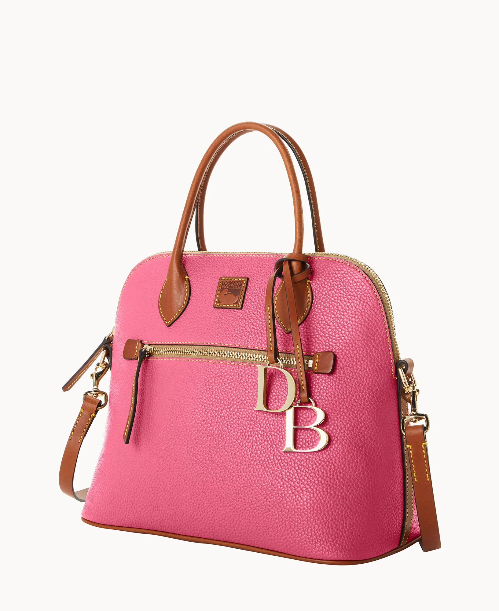 Pebble Grain Large Domed Satchel - Image 112
