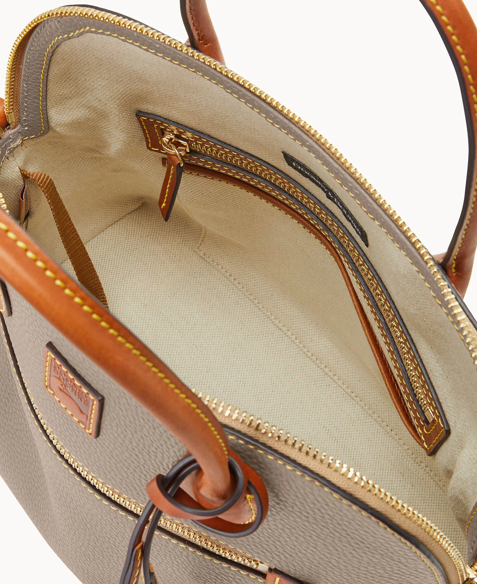 Pebble Grain Large Domed Satchel - Image 13