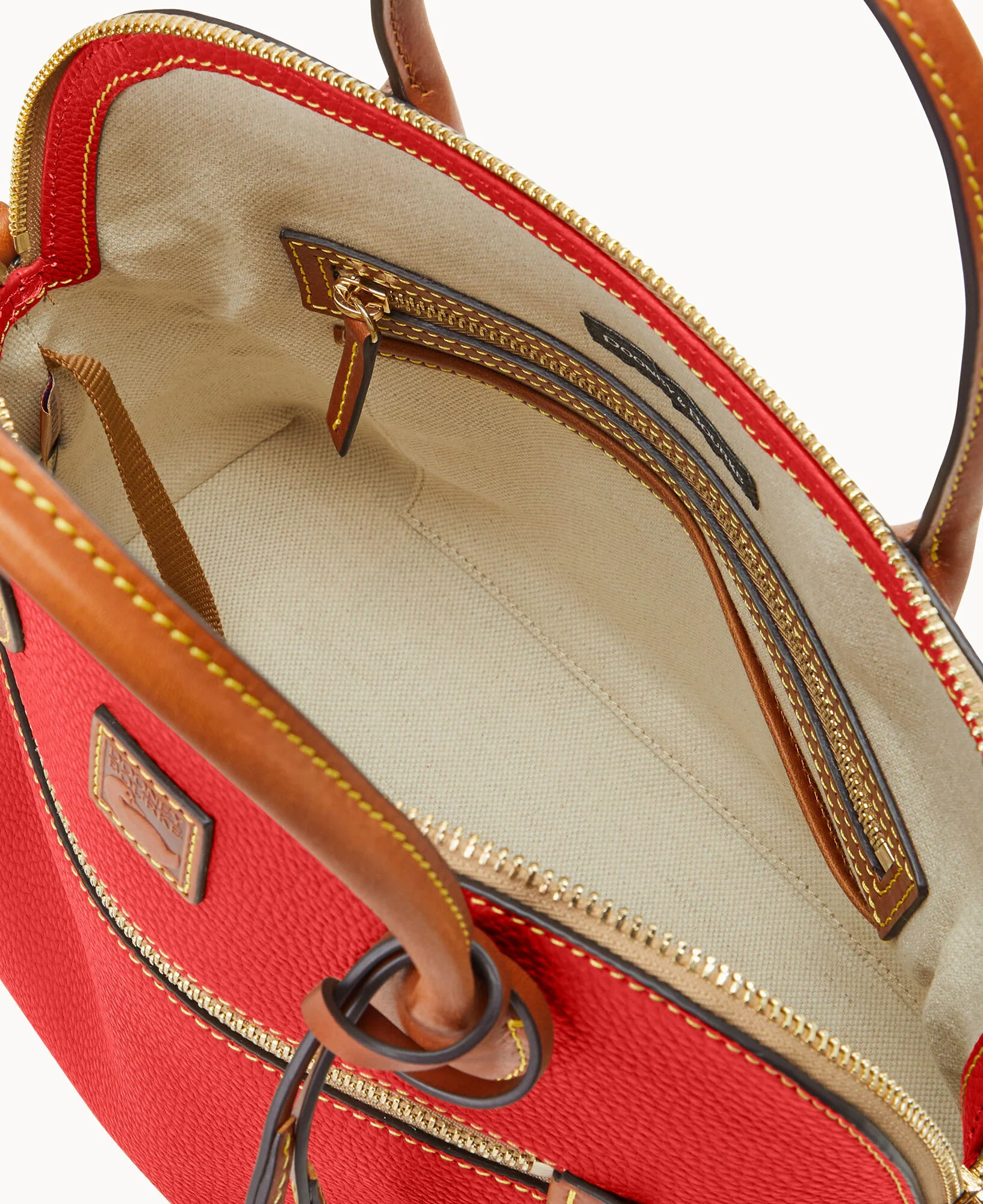 Pebble Grain Large Domed Satchel - Image 20