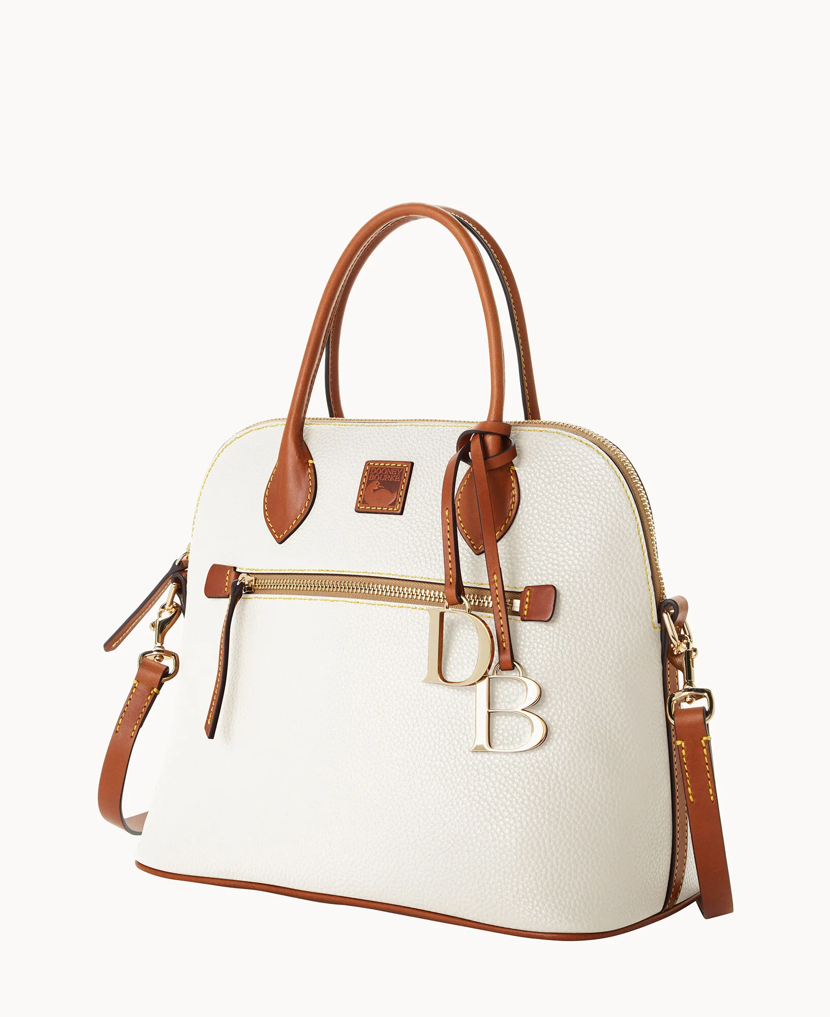 Pebble Grain Large Domed Satchel - Image 22