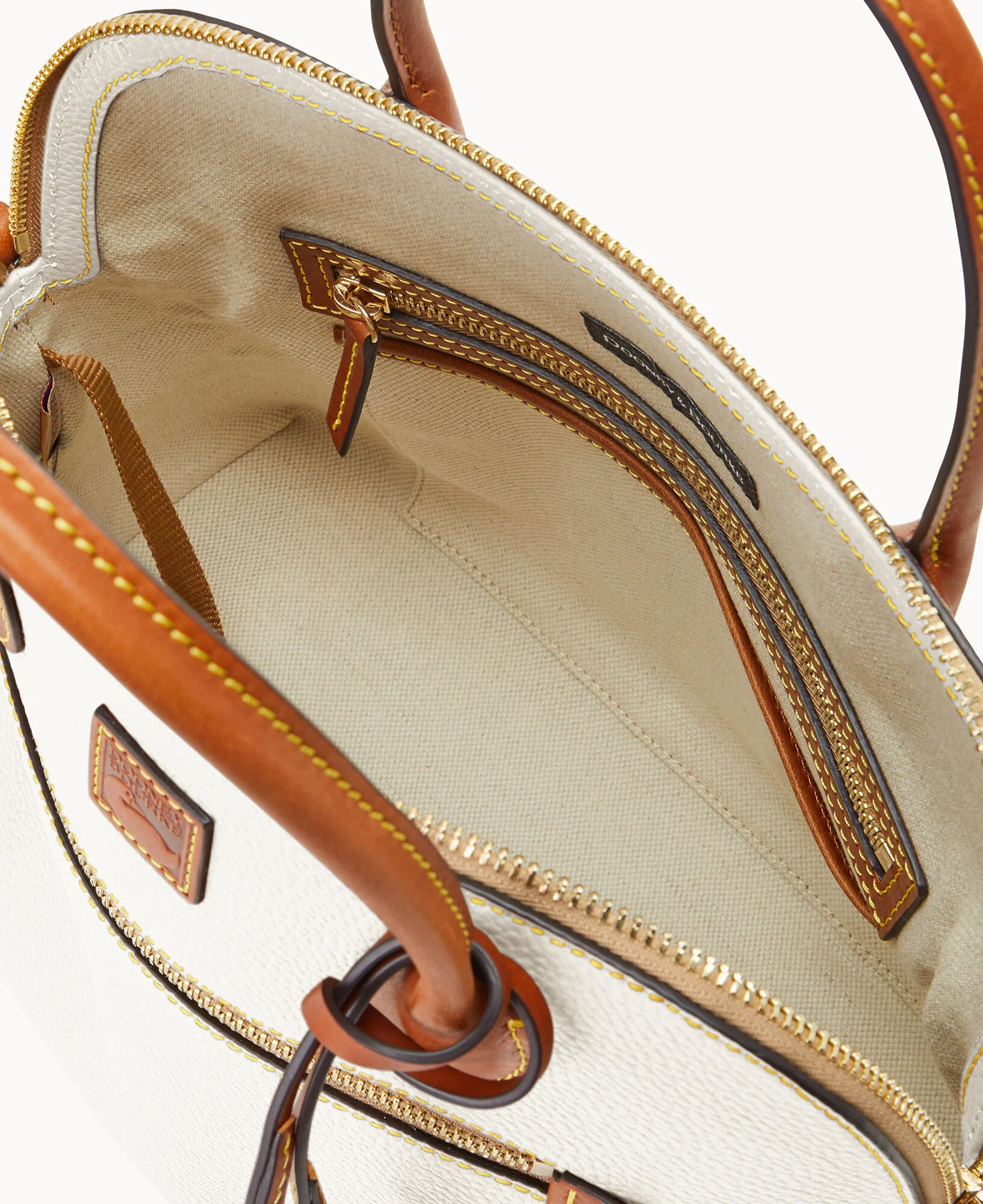 Pebble Grain Large Domed Satchel - Image 23