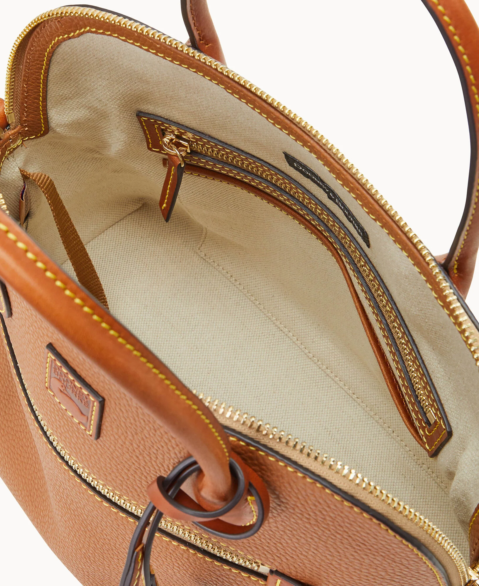 Pebble Grain Large Domed Satchel - Image 26