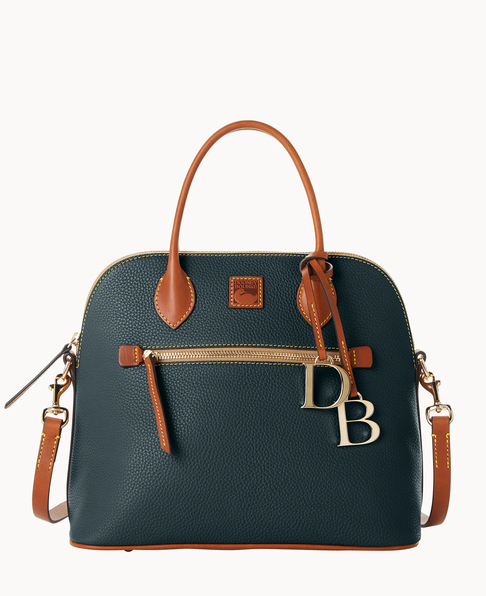 Pebble Grain Large Domed Satchel - Image 28