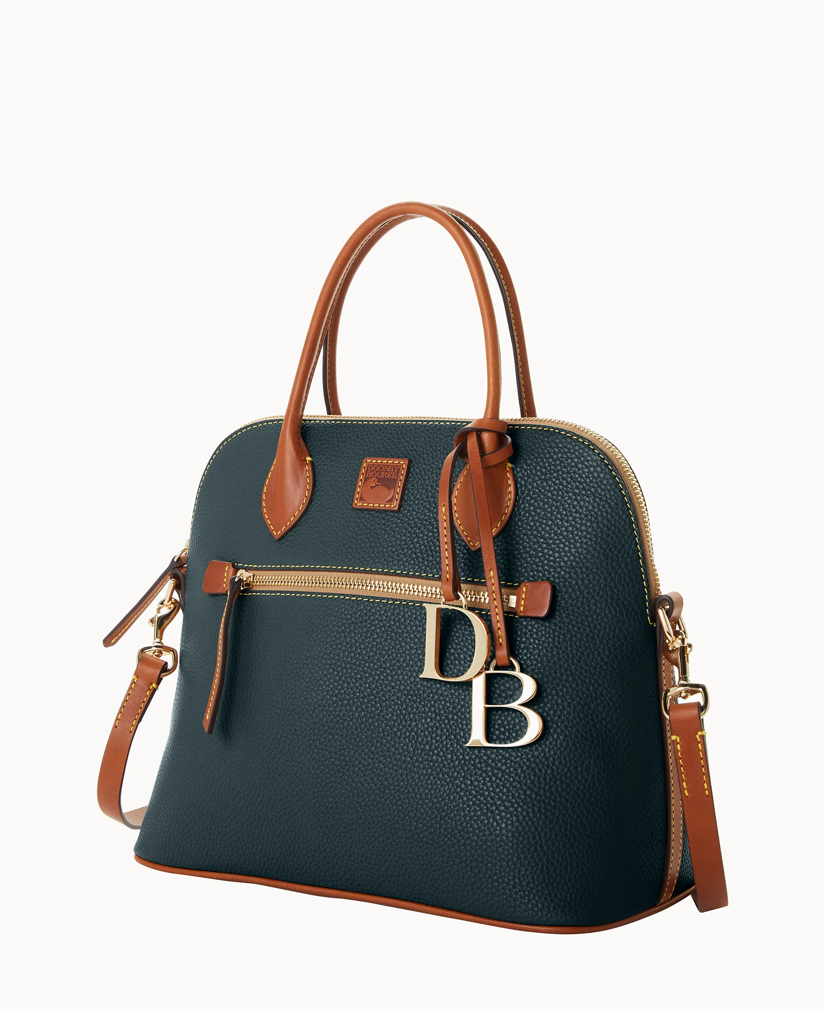 Pebble Grain Large Domed Satchel - Image 29