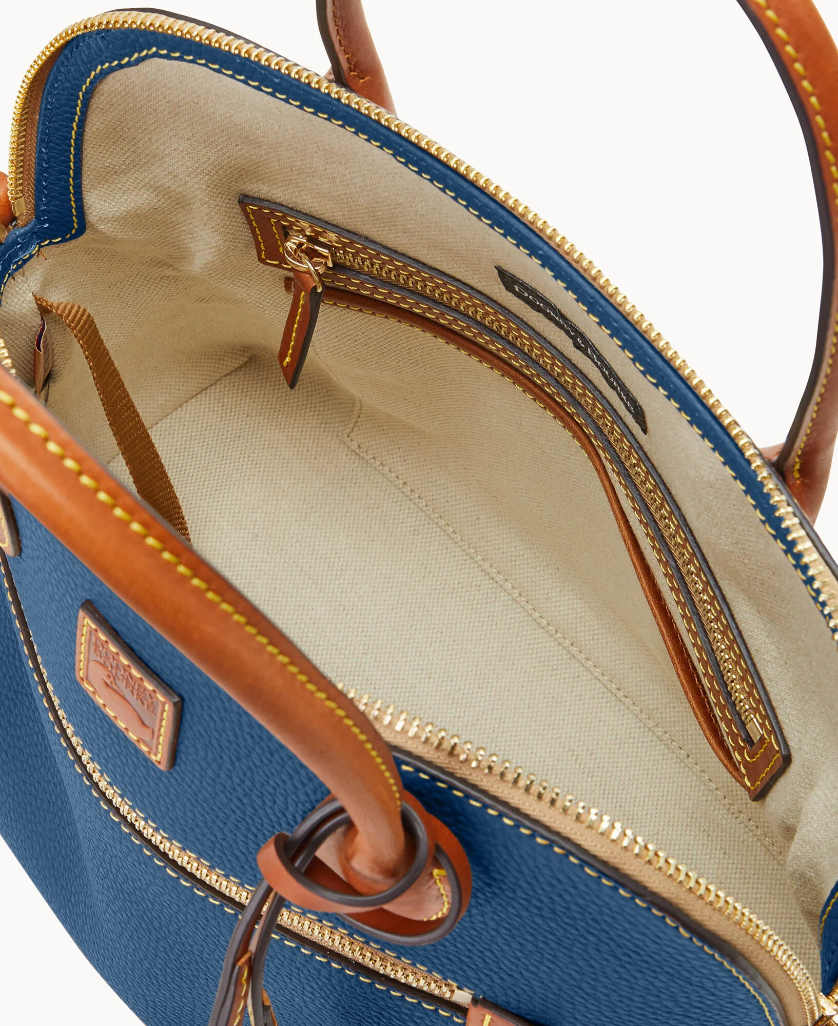 Pebble Grain Large Domed Satchel - Image 33