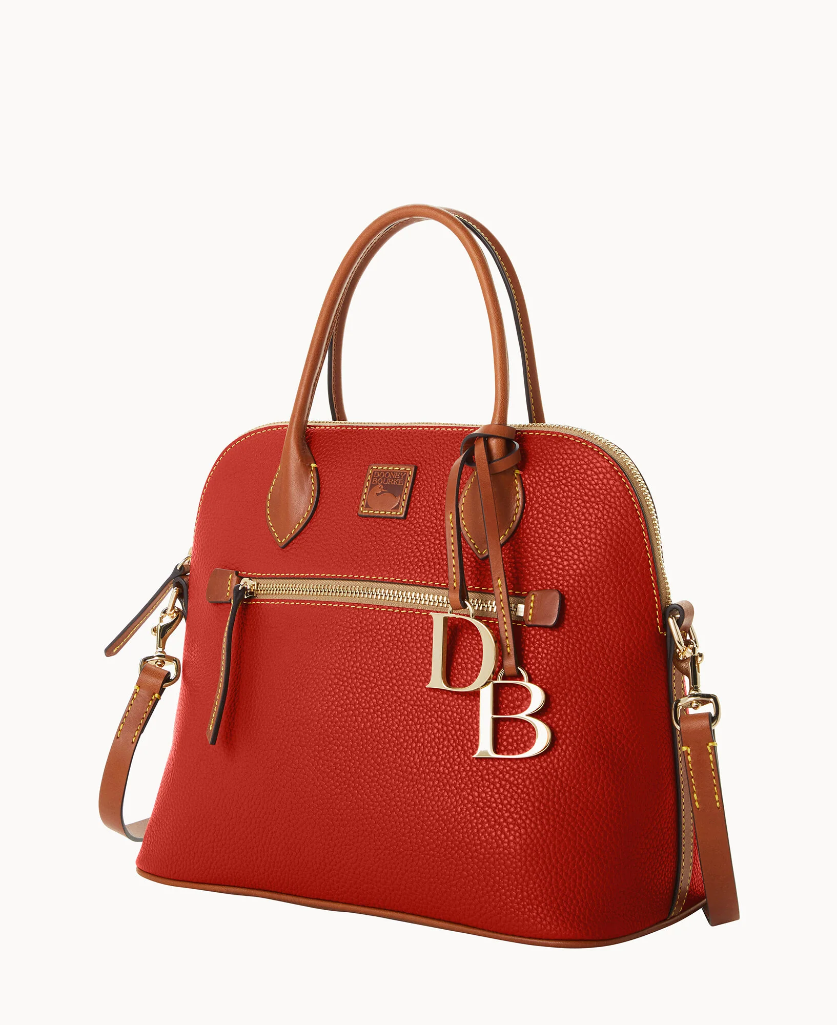 Pebble Grain Large Domed Satchel - Image 41
