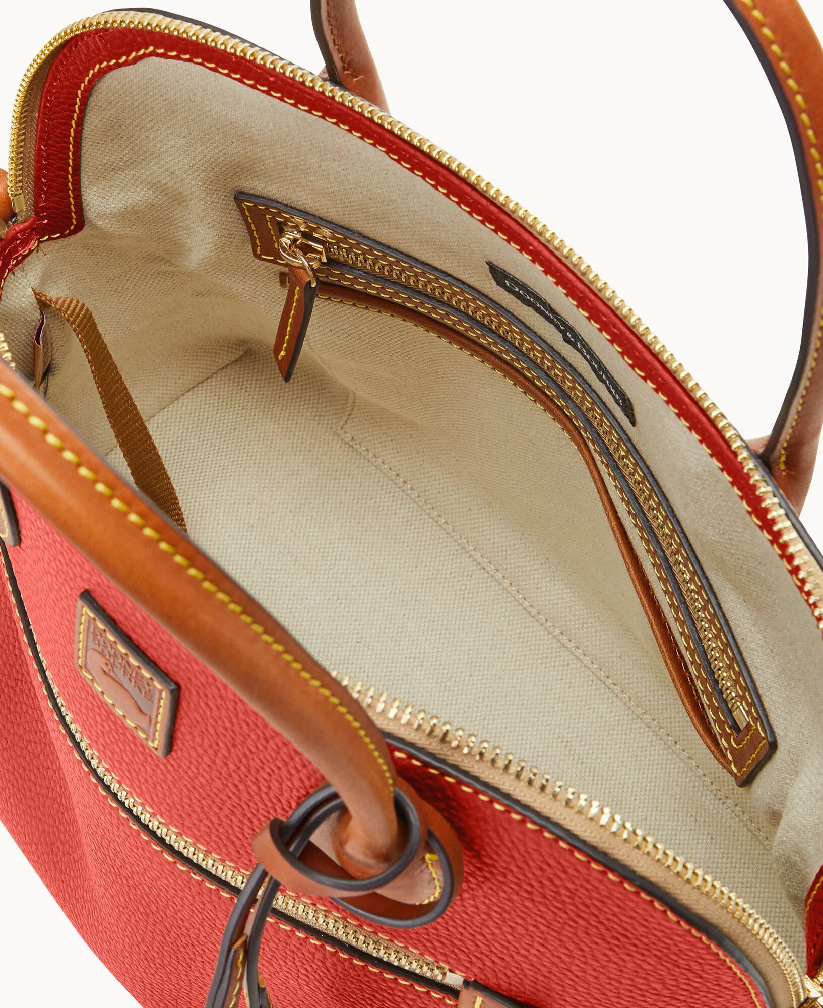 Pebble Grain Large Domed Satchel - Image 42