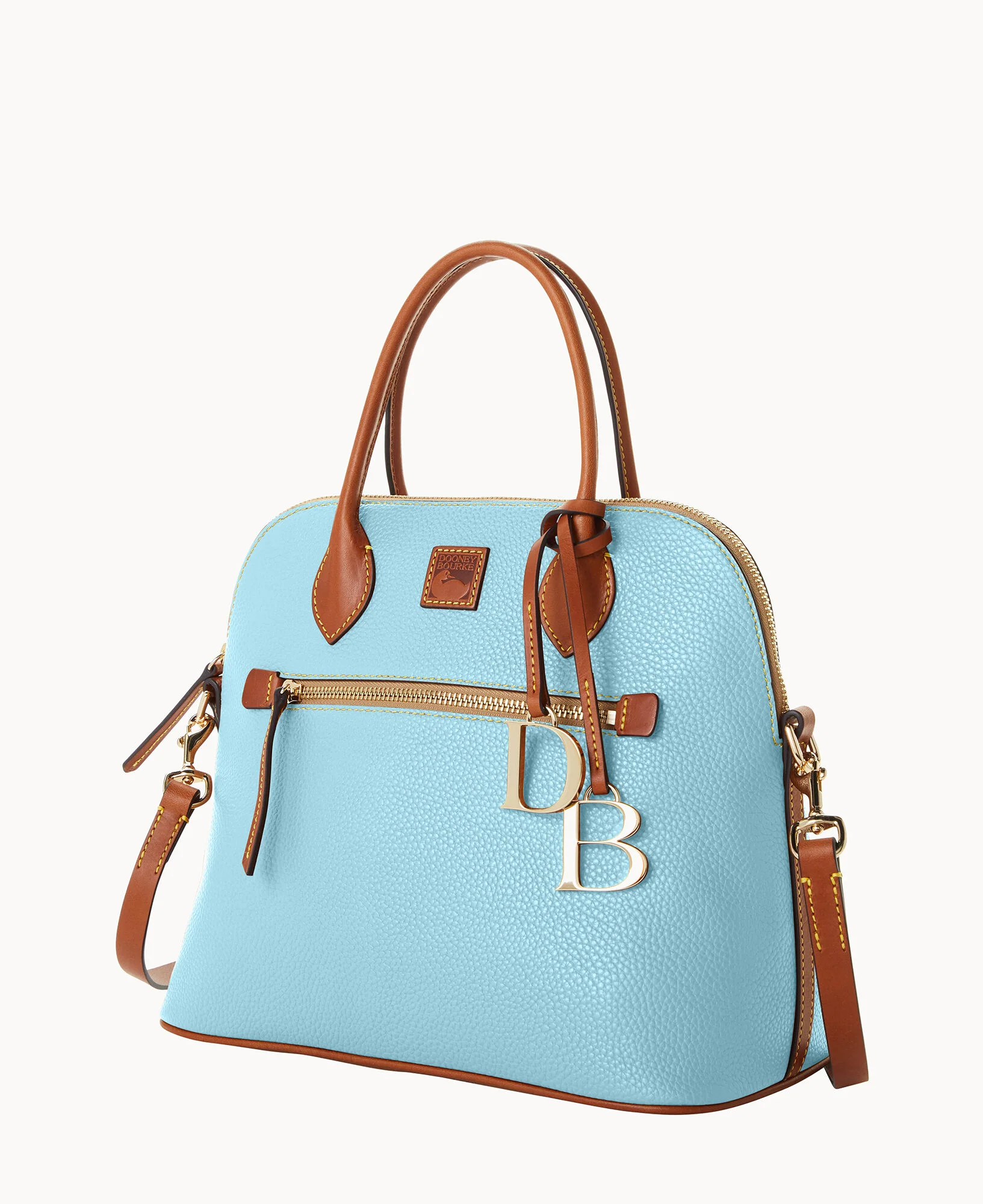 Pebble Grain Large Domed Satchel - Image 44