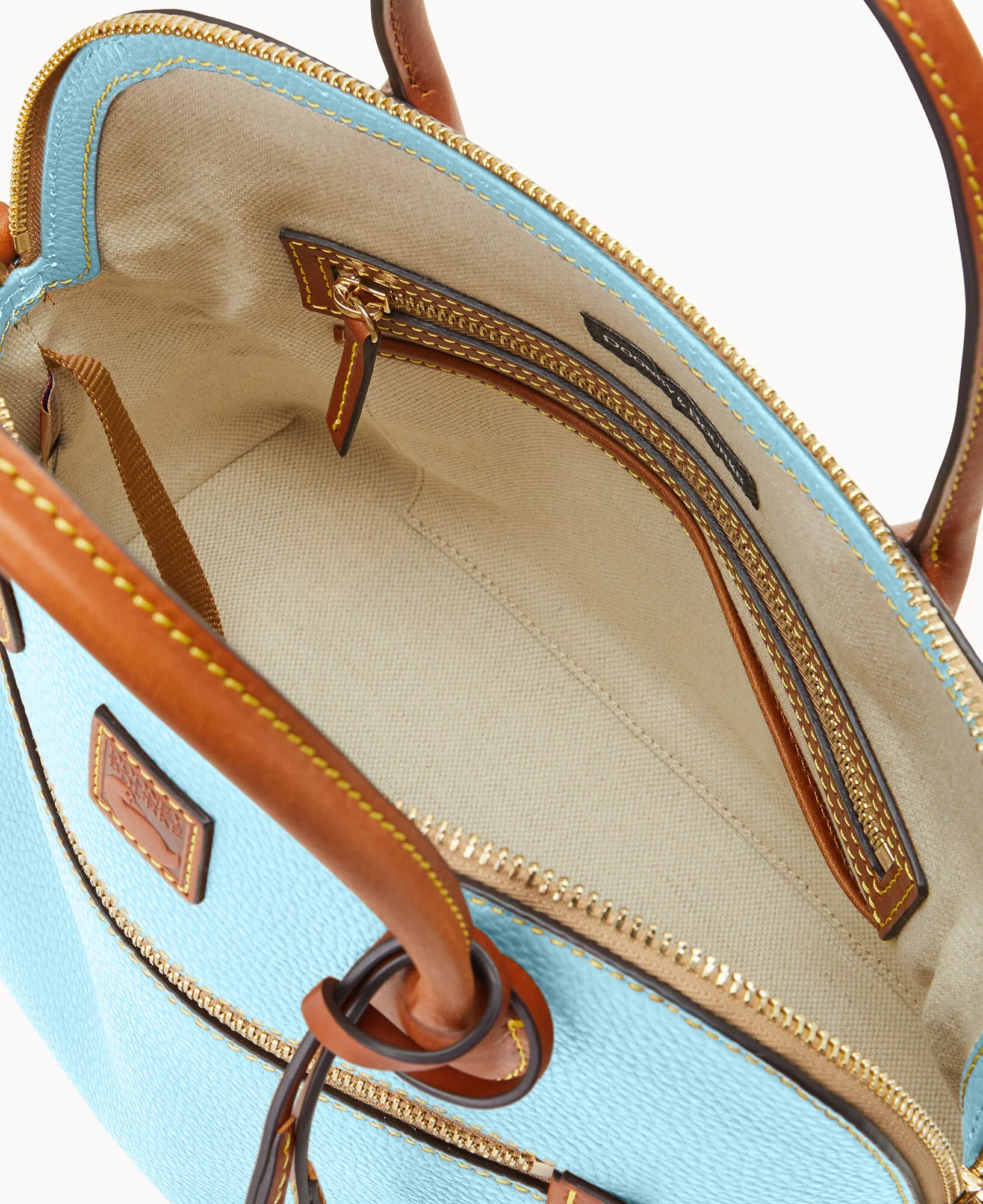 Pebble Grain Large Domed Satchel - Image 45