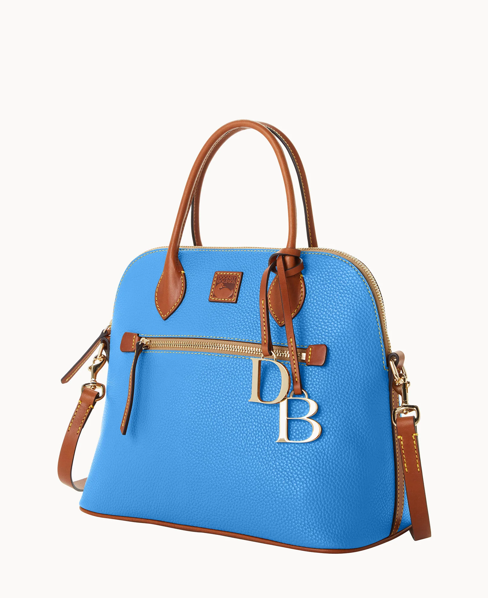 Pebble Grain Large Domed Satchel - Image 47