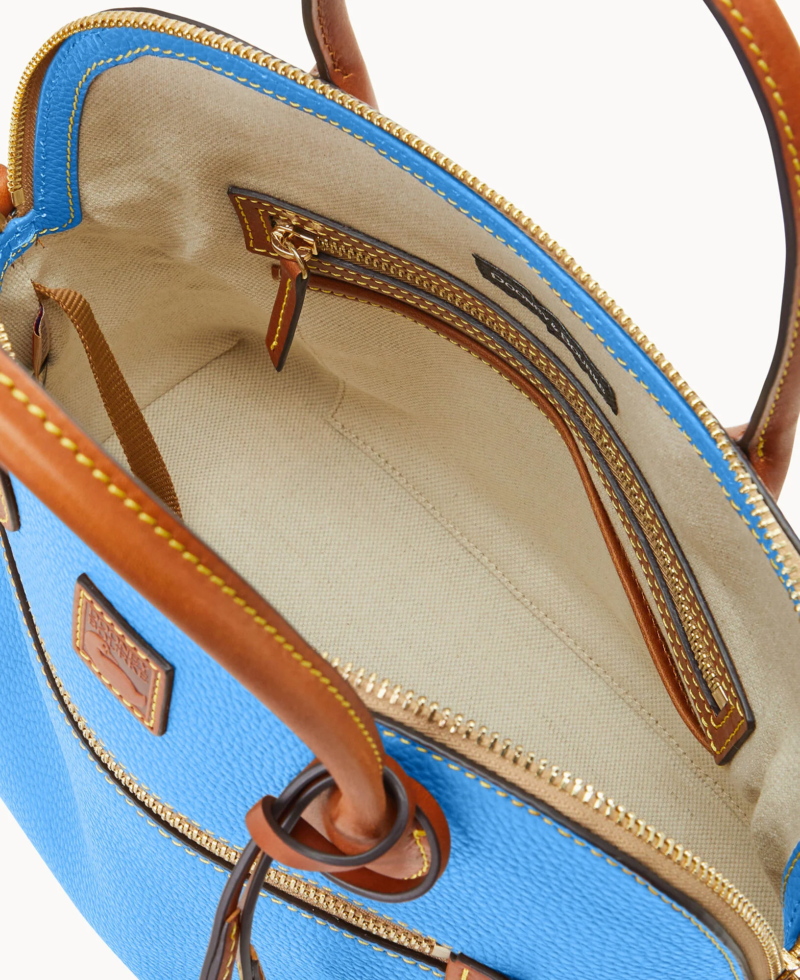 Pebble Grain Large Domed Satchel - Image 48