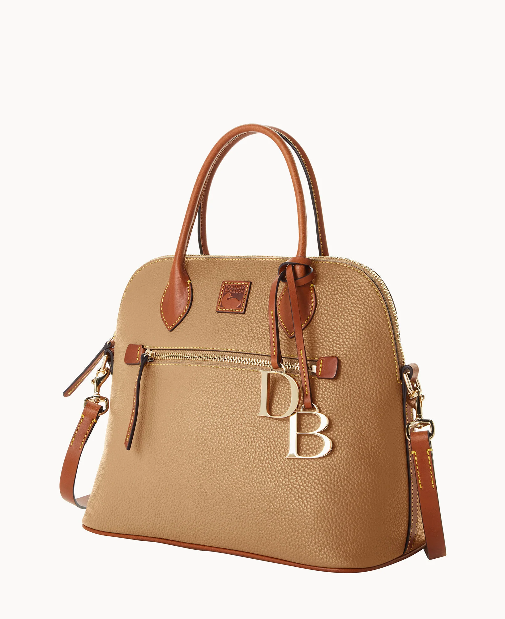 Pebble Grain Large Domed Satchel - Image 57