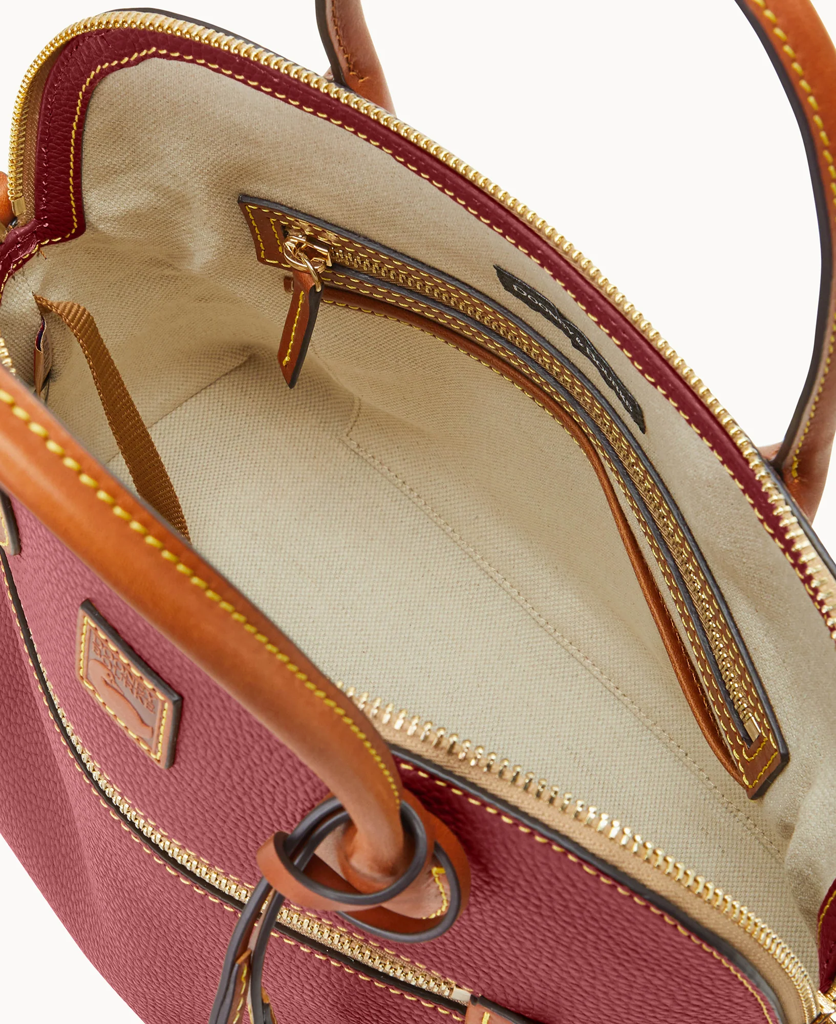 Pebble Grain Large Domed Satchel - Image 61