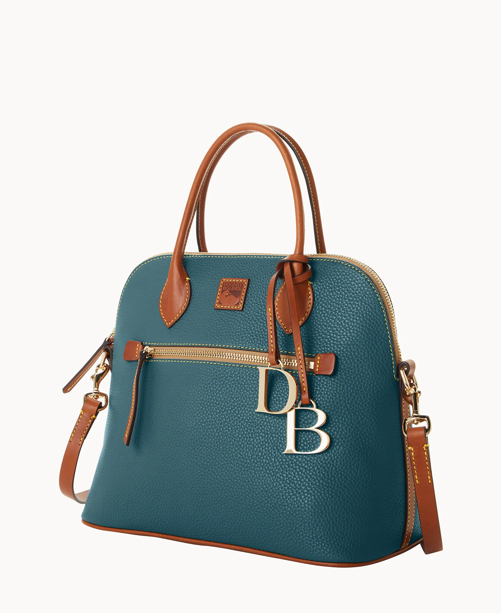 Pebble Grain Large Domed Satchel - Image 63