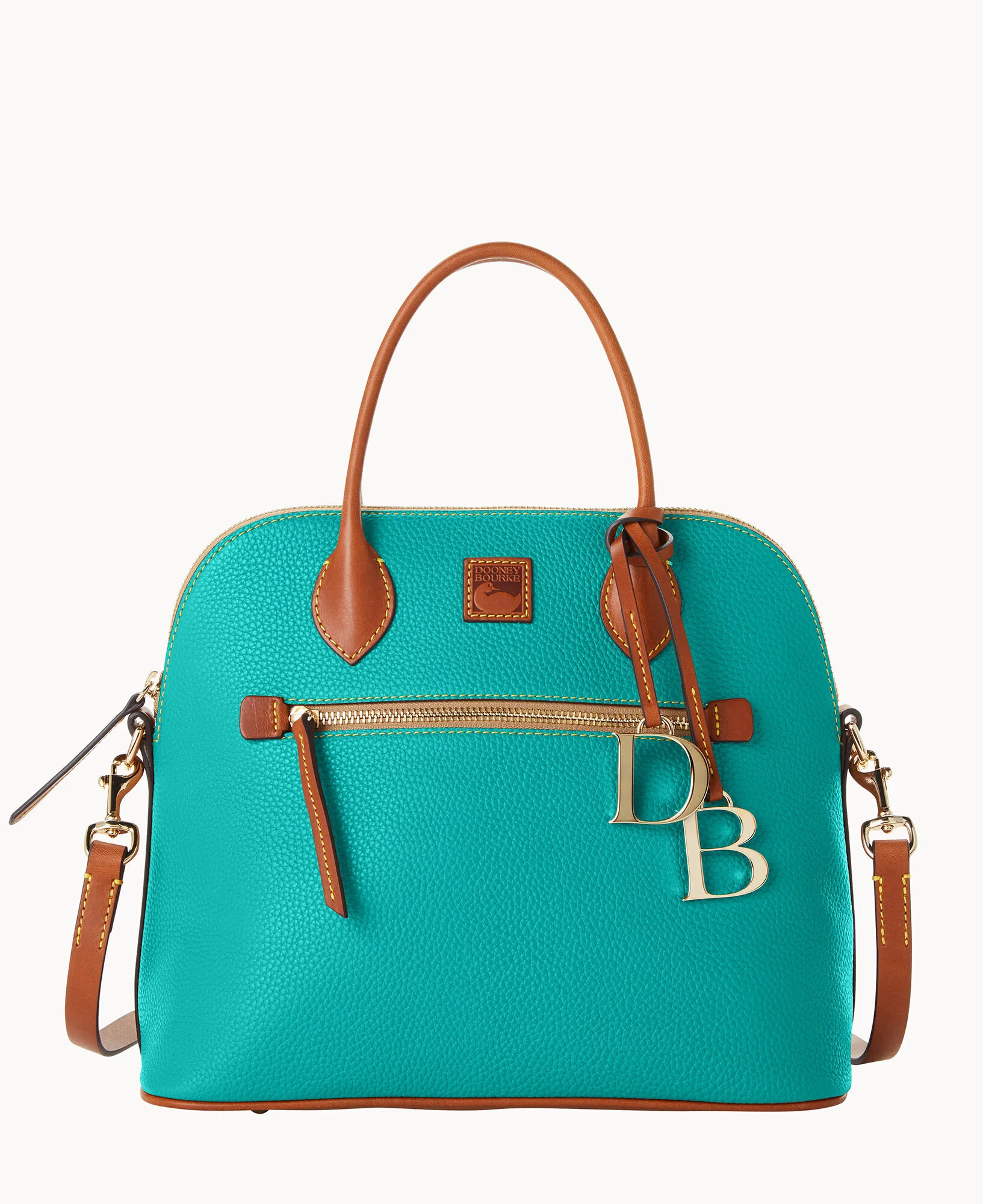 Pebble Grain Large Domed Satchel - Image 8