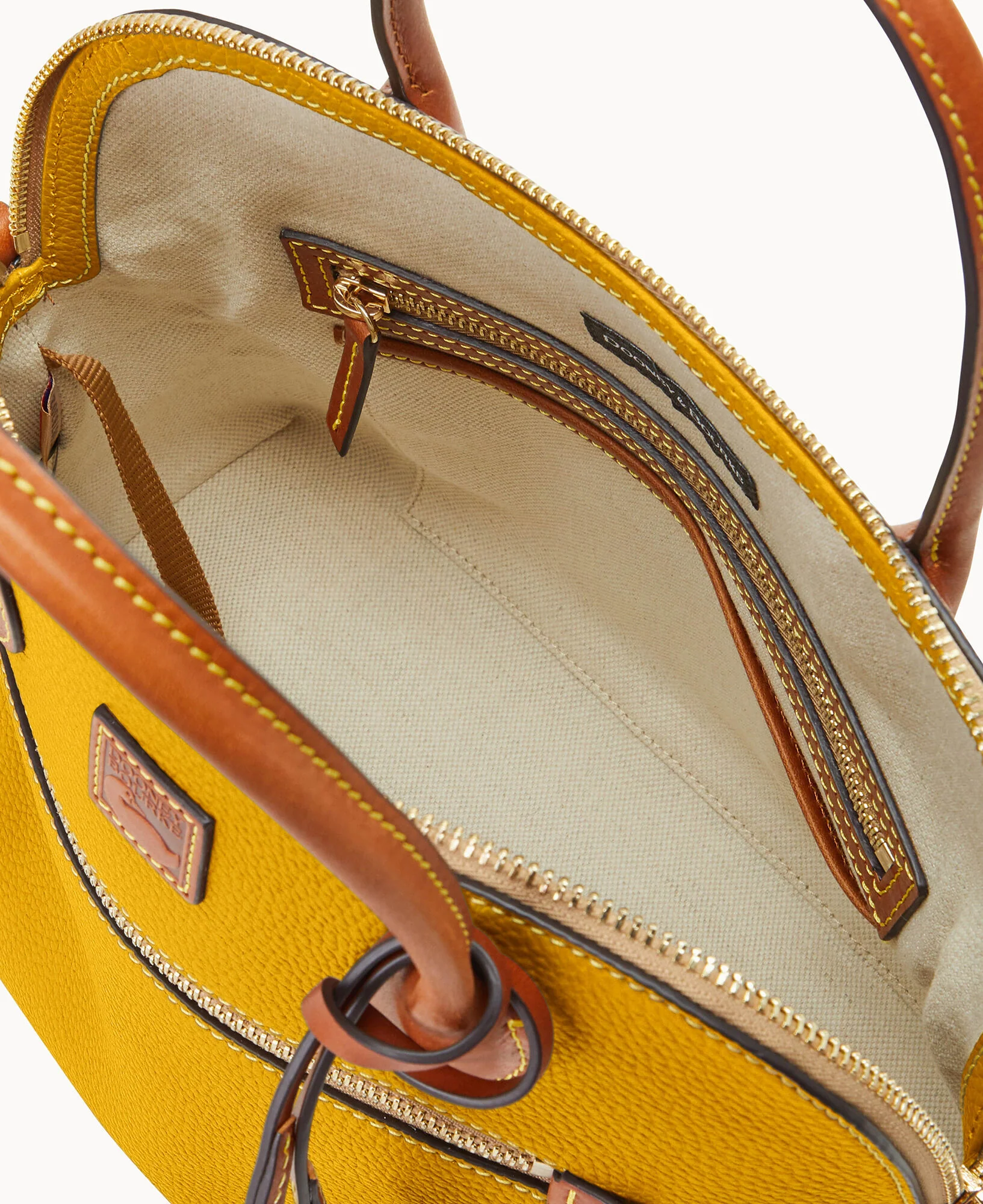Pebble Grain Large Domed Satchel - Image 81