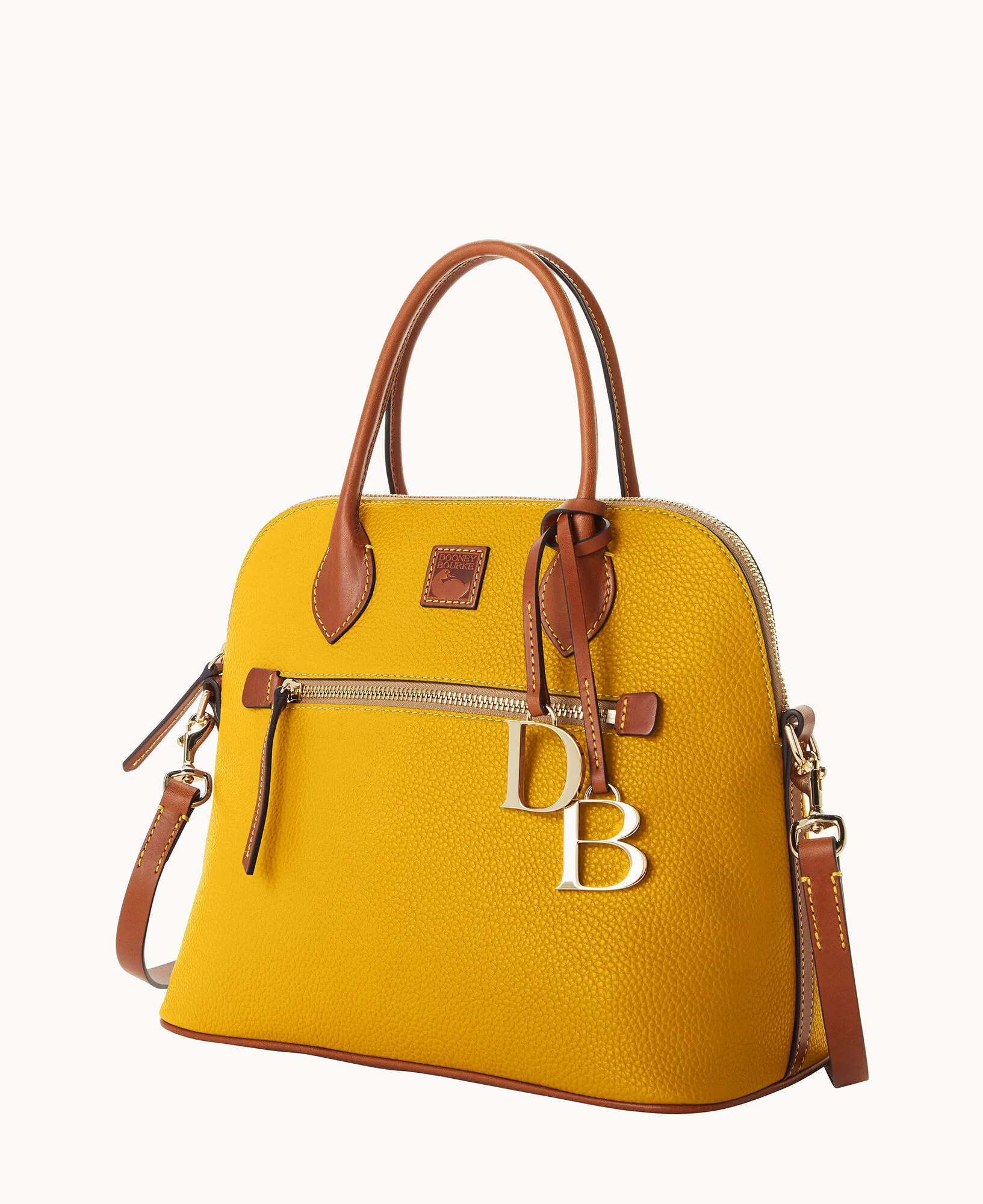 Pebble Grain Large Domed Satchel - Image 82