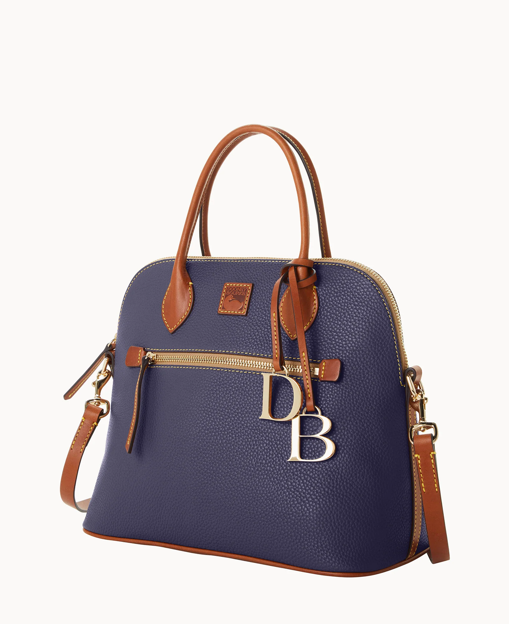 Pebble Grain Large Domed Satchel - Image 84