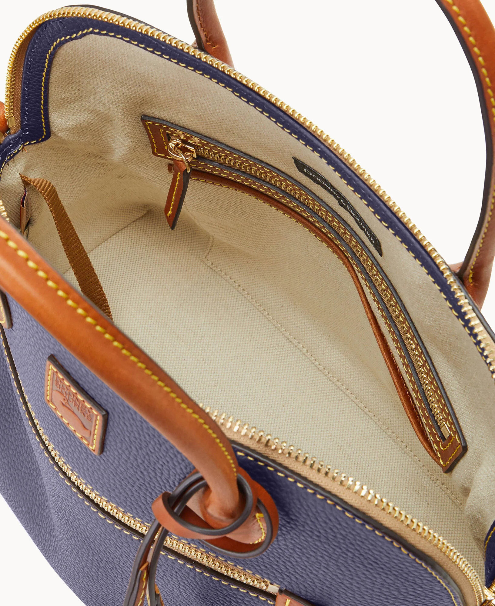 Pebble Grain Large Domed Satchel - Image 85