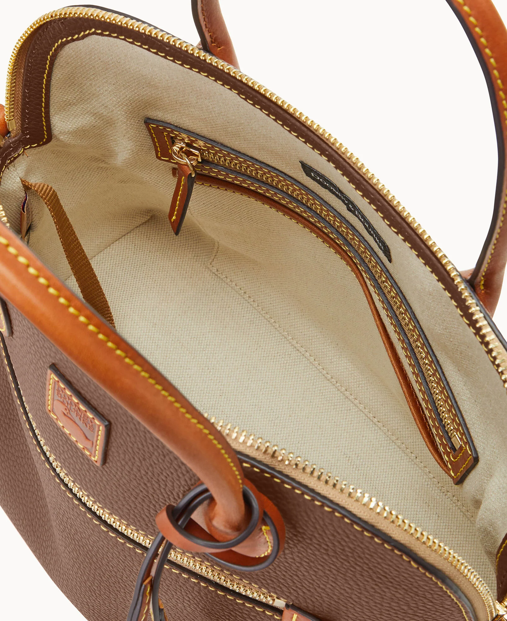 Pebble Grain Large Domed Satchel - Image 89
