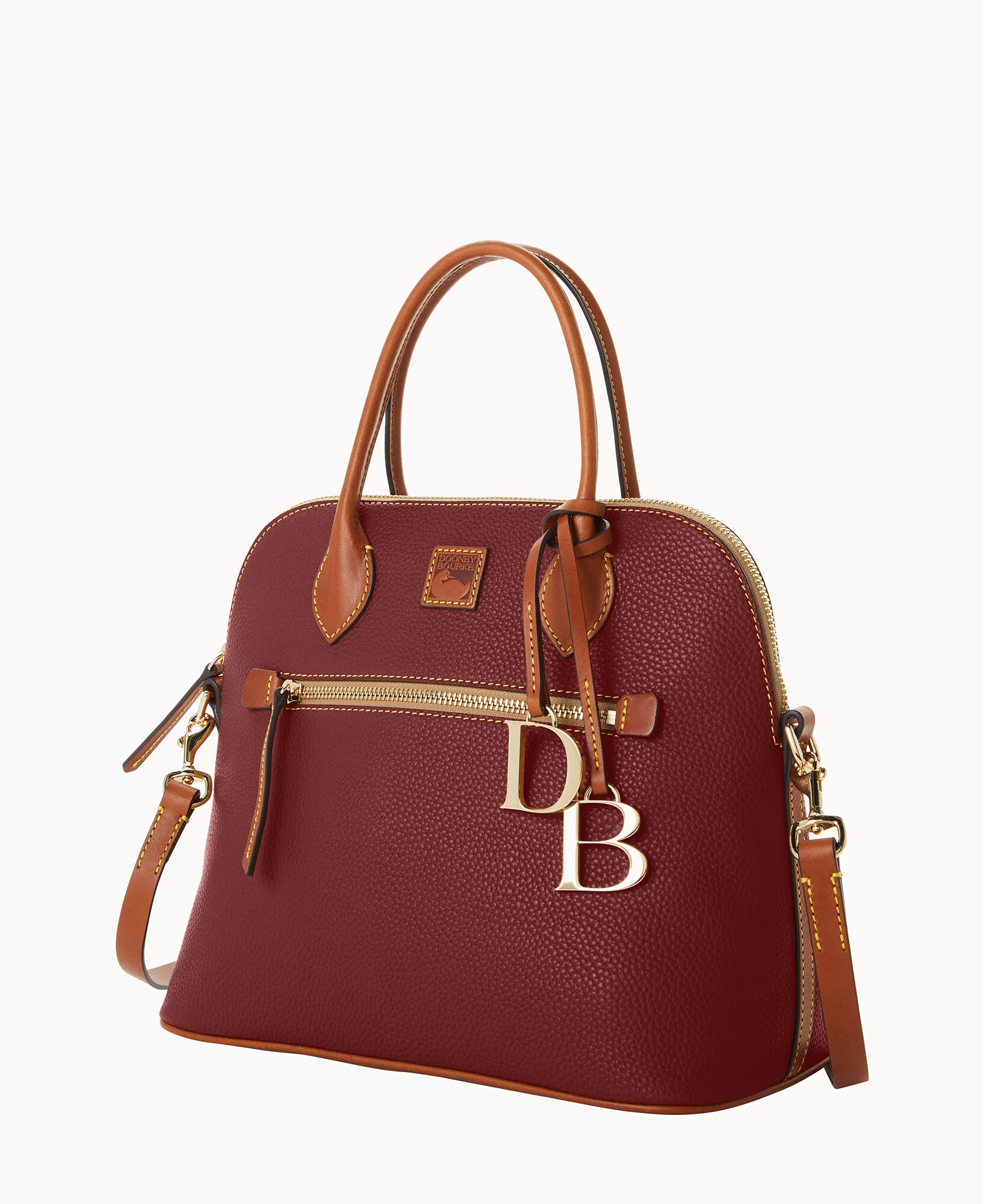 Pebble Grain Large Domed Satchel - Image 94