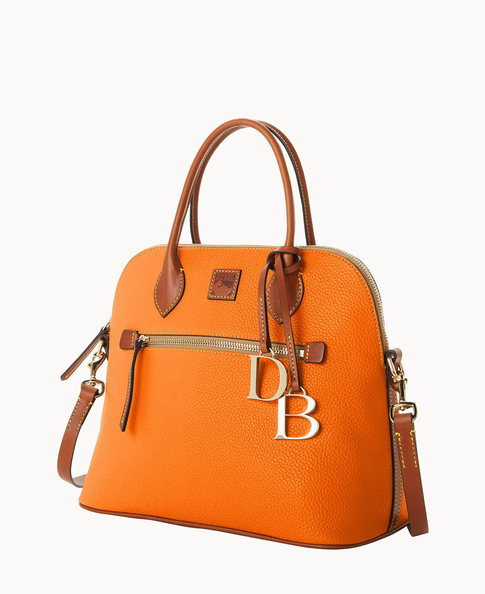Pebble Grain Large Domed Satchel - Image 97