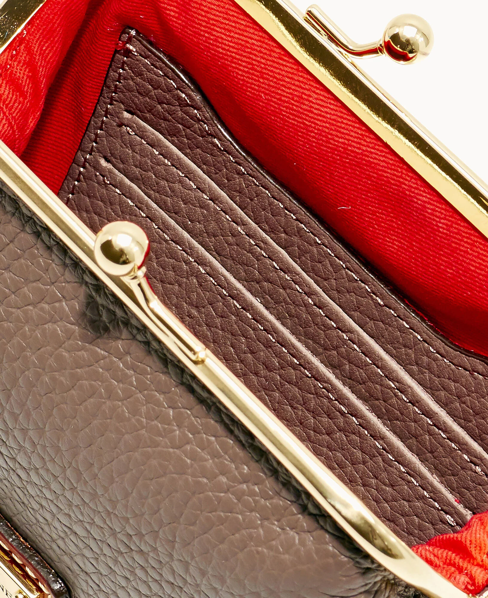 Pebble Grain Large Framed Purse - Image 35