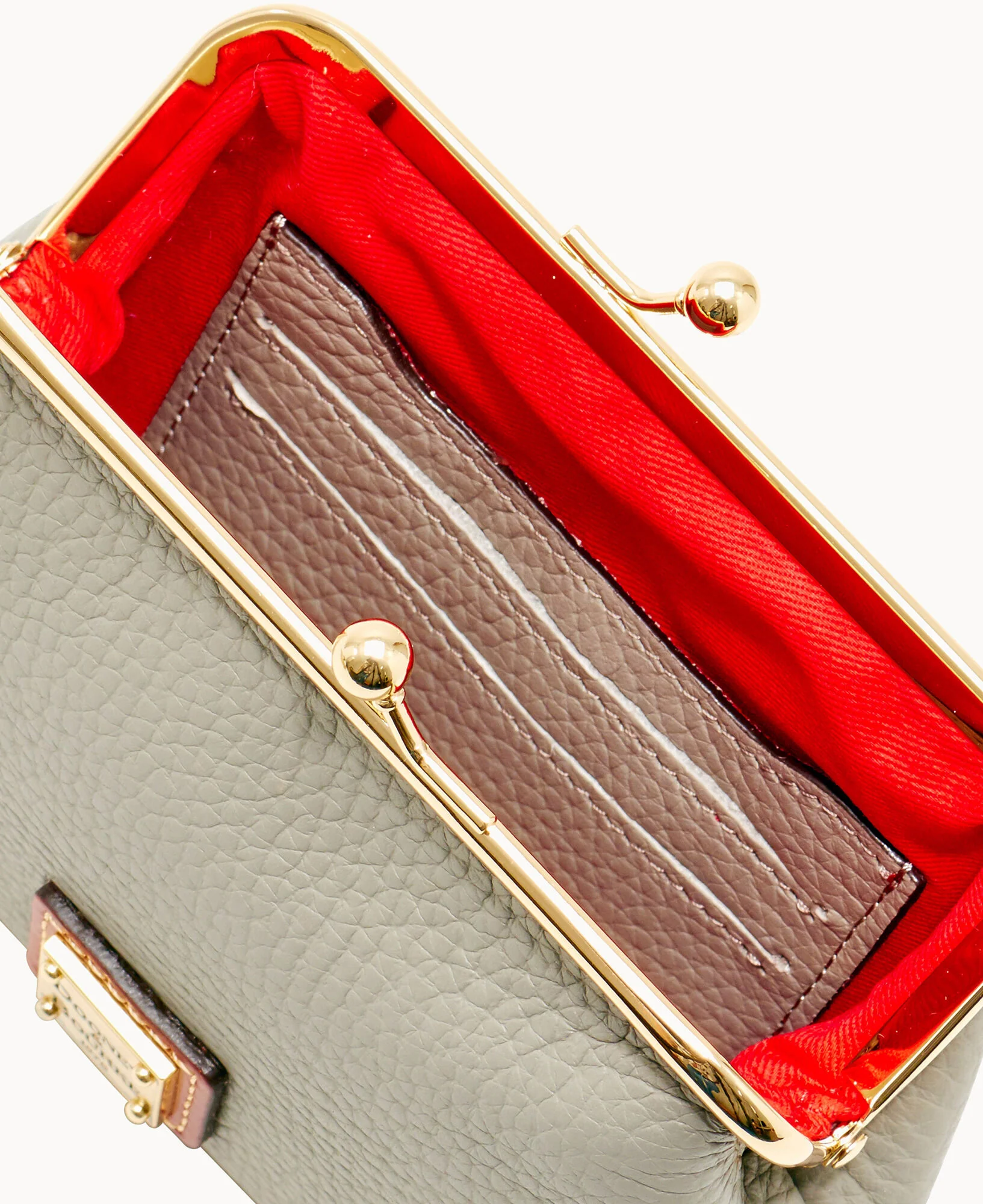 Pebble Grain Large Framed Purse - Image 44