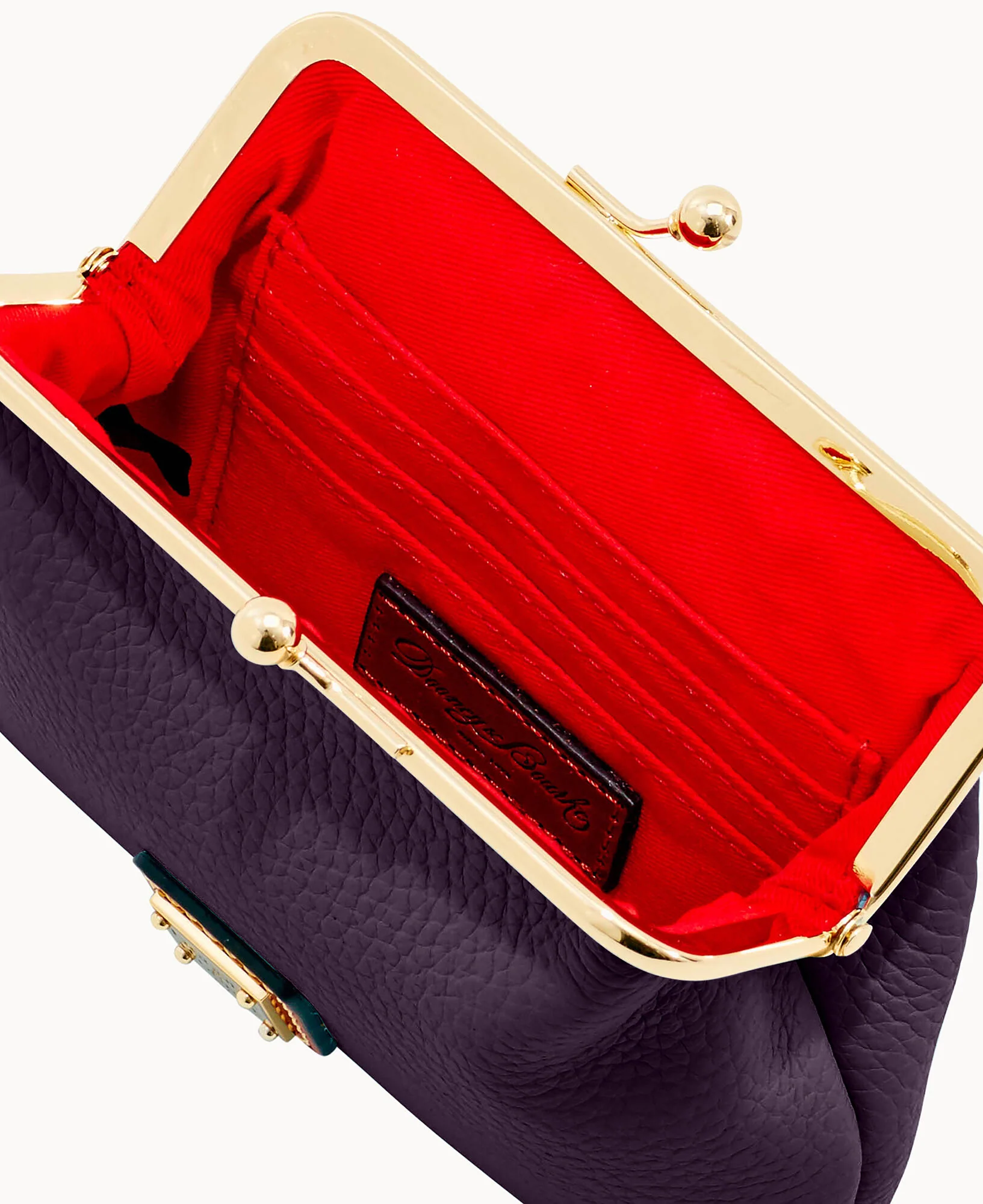 Pebble Grain Large Framed Purse - Image 53