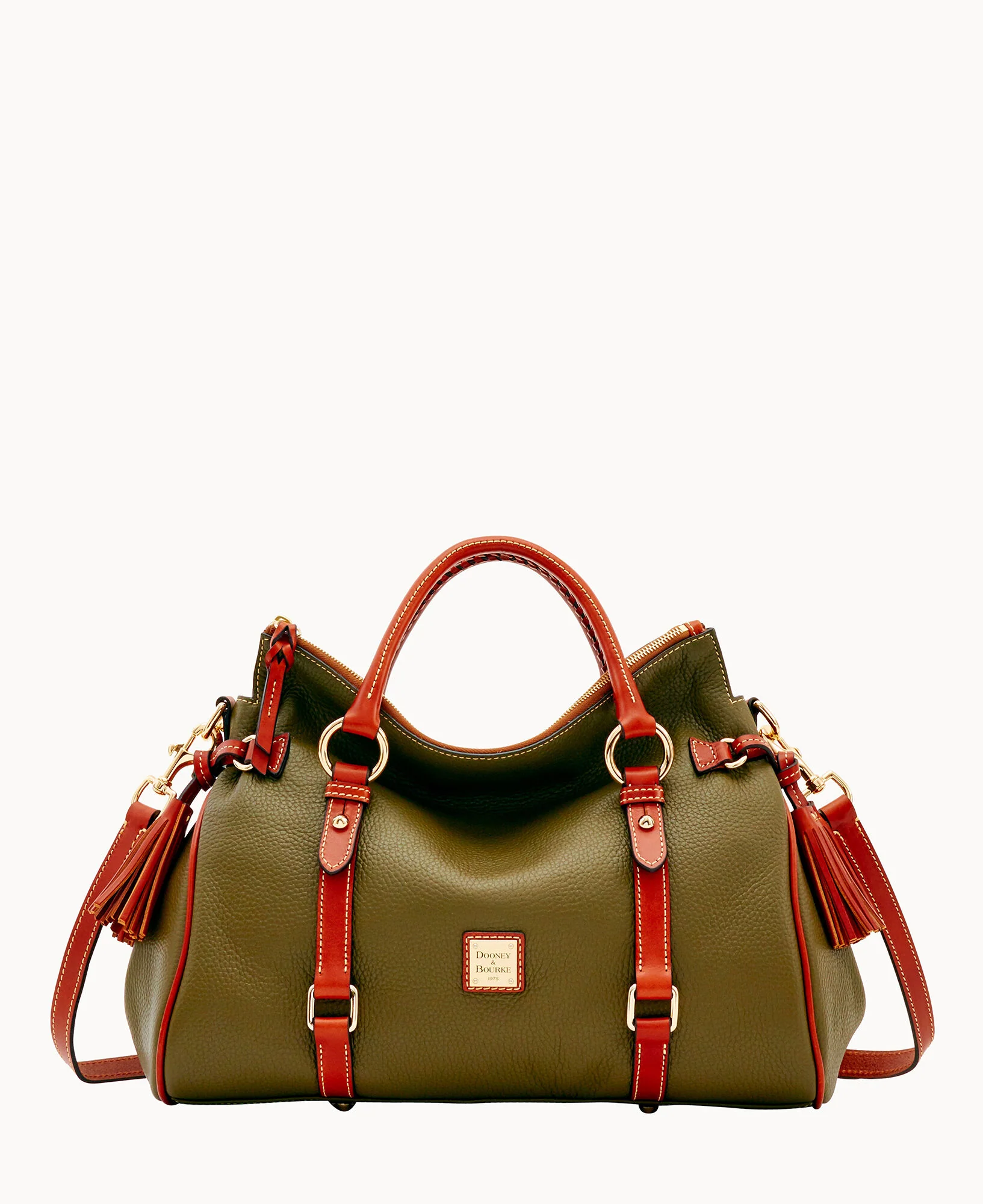 Pebble Grain Large Satchel - Image 32