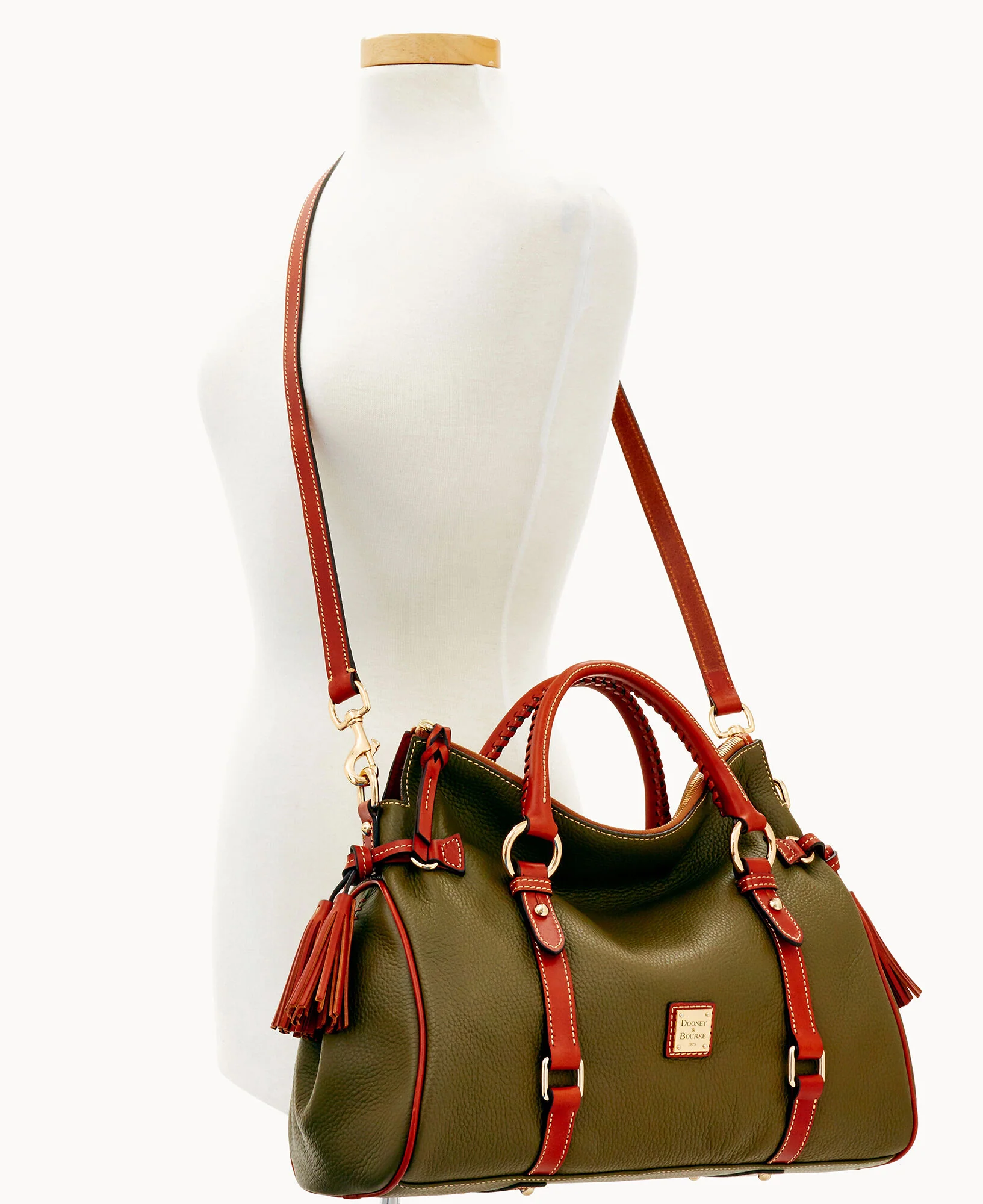 Pebble Grain Large Satchel - Image 35
