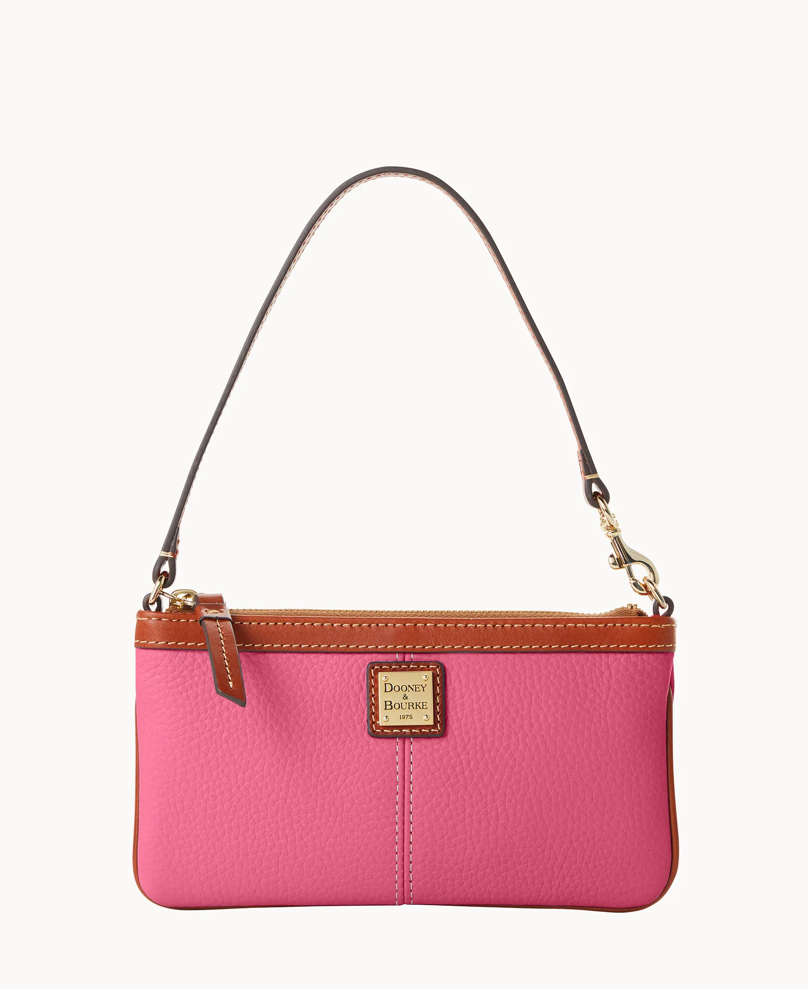 Pebble Grain Large Slim Wristlet - Image 35