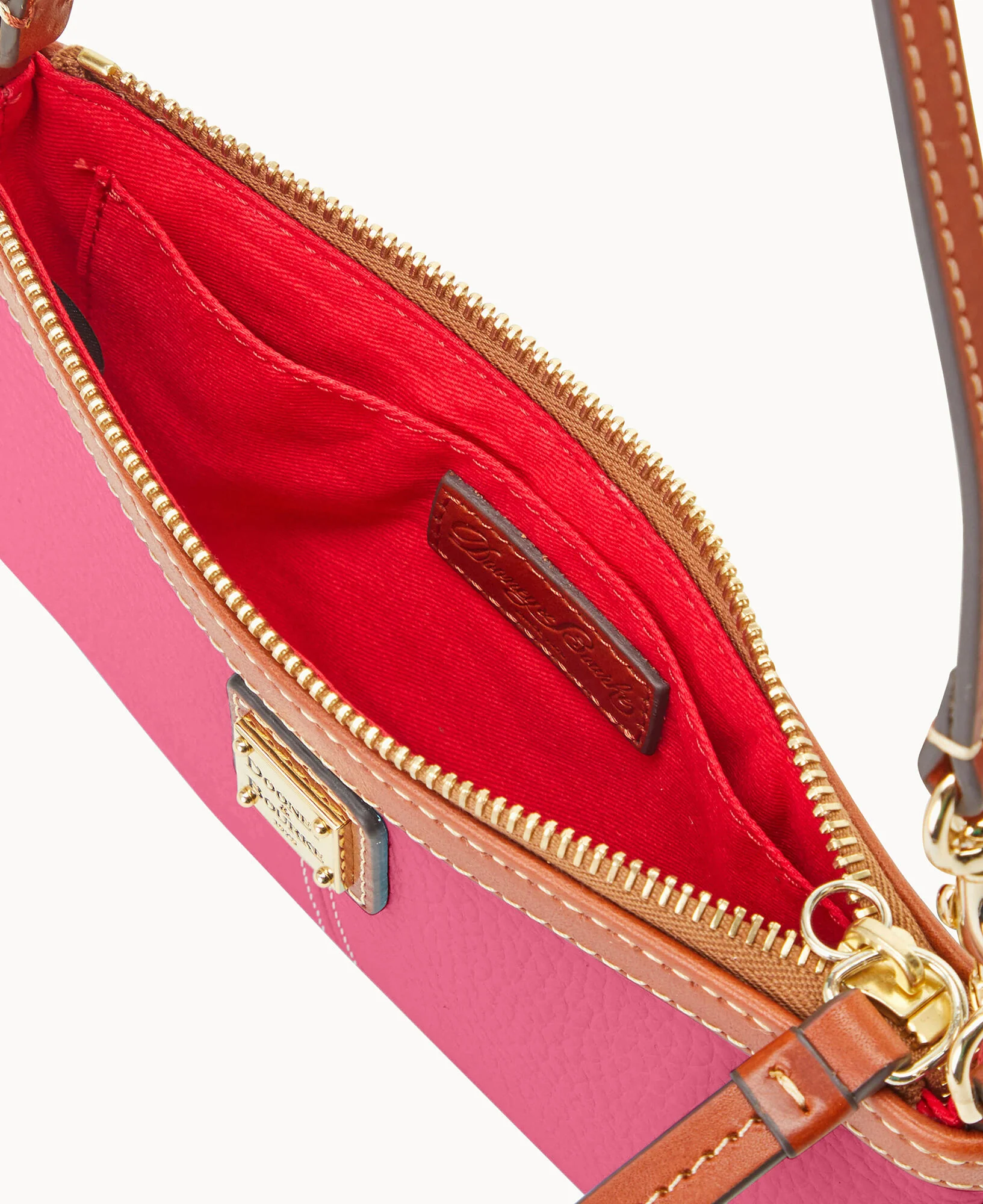 Pebble Grain Large Slim Wristlet - Image 37
