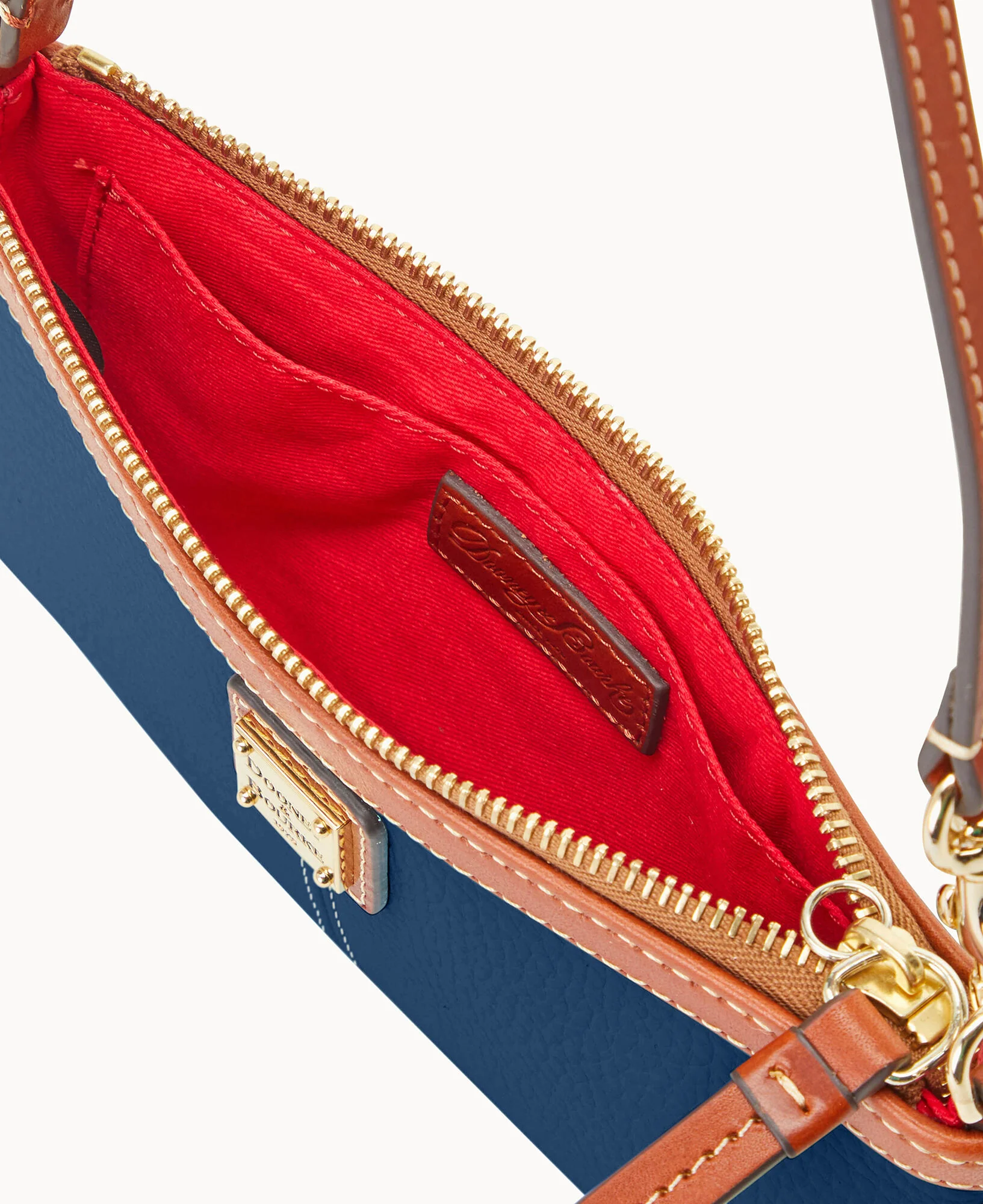 Pebble Grain Large Slim Wristlet - Image 40