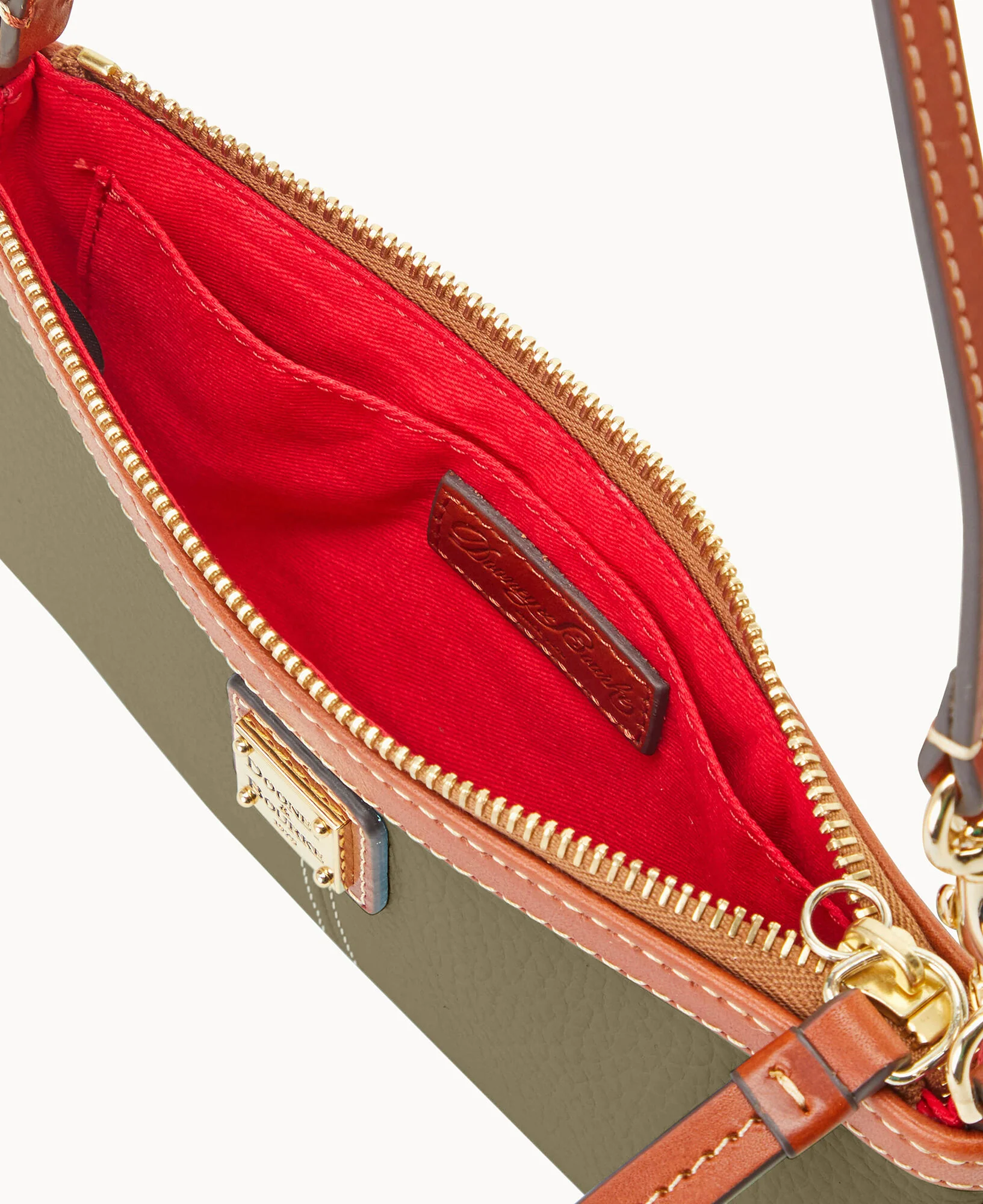 Pebble Grain Large Slim Wristlet - Image 43