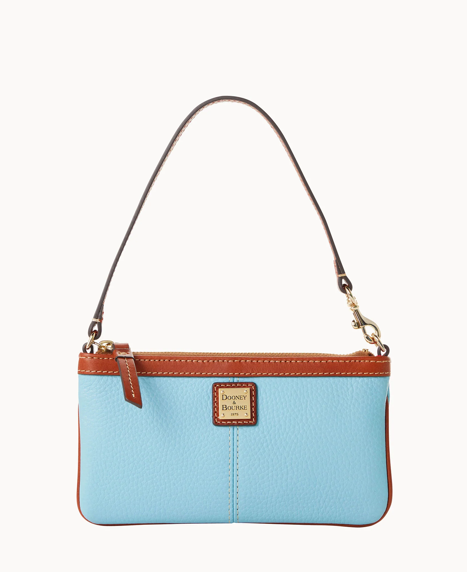 Pebble Grain Large Slim Wristlet - Image 44