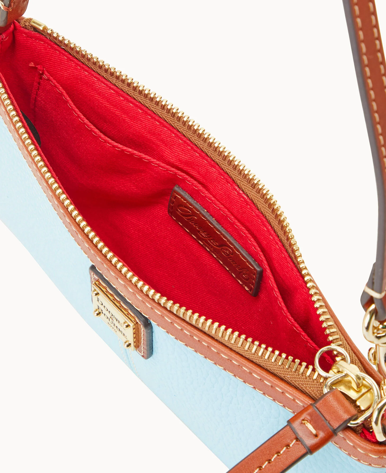 Pebble Grain Large Slim Wristlet - Image 46