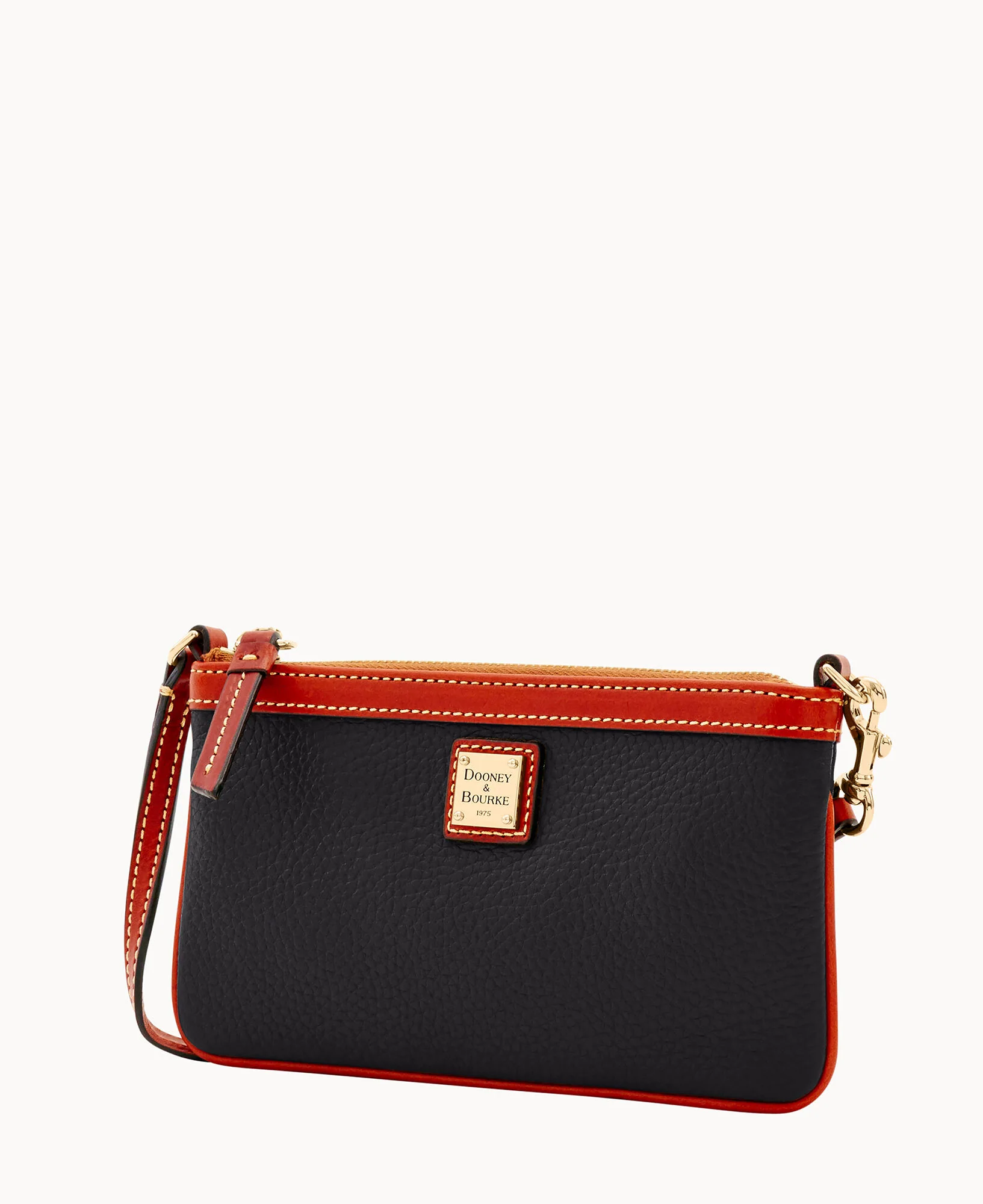 Pebble Grain Large Slim Wristlet - Image 14