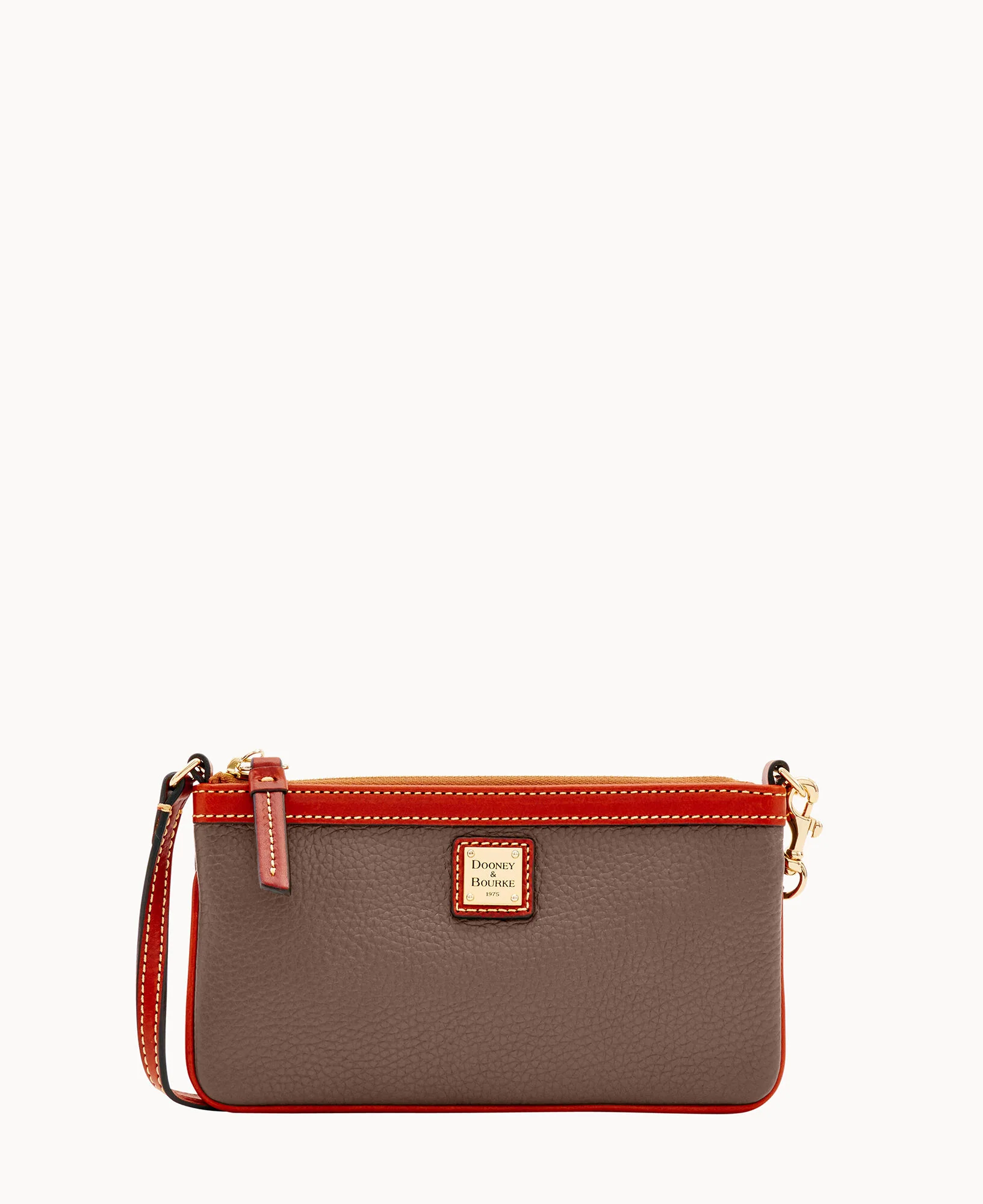 Pebble Grain Large Slim Wristlet - Image 18