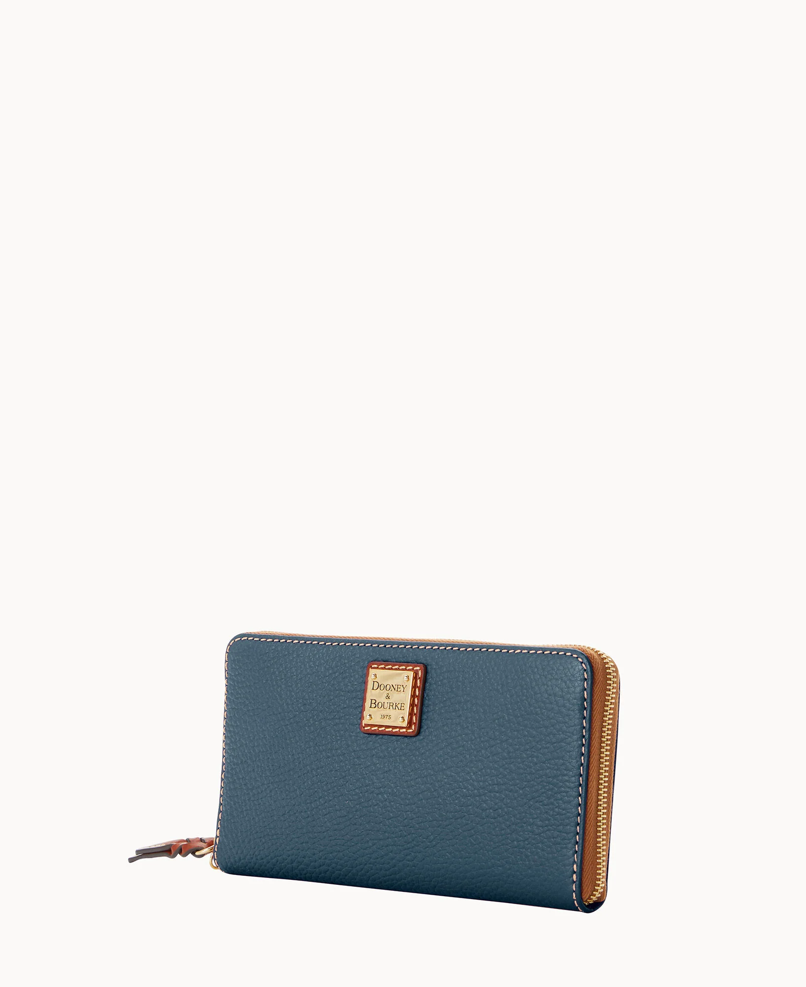 Pebble Grain Large Zip Around Wristlet Crossbody - Image 53