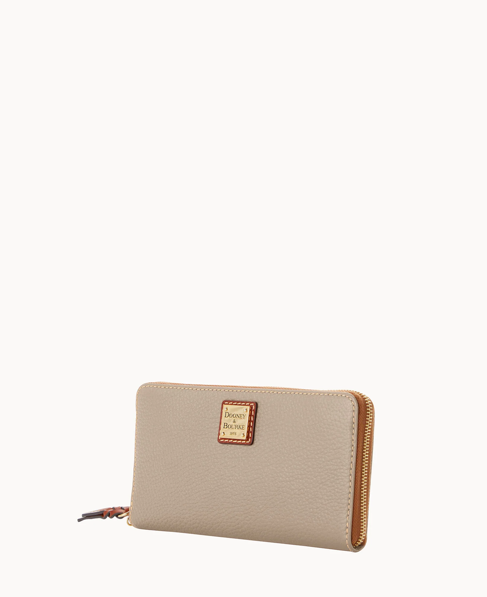 Pebble Grain Large Zip Around Wristlet Crossbody - Image 57