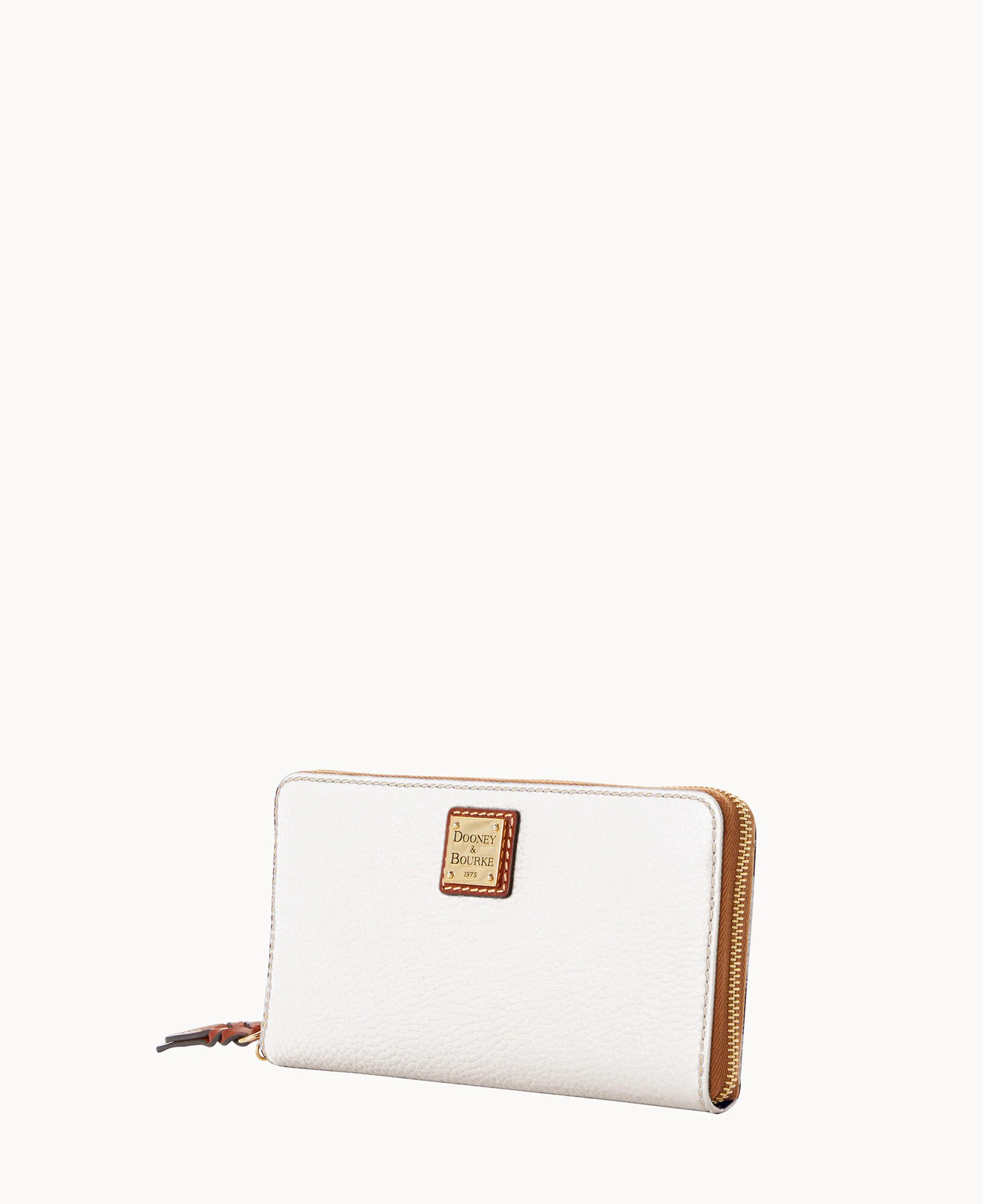 Pebble Grain Large Zip Around Wristlet Crossbody - Image 61