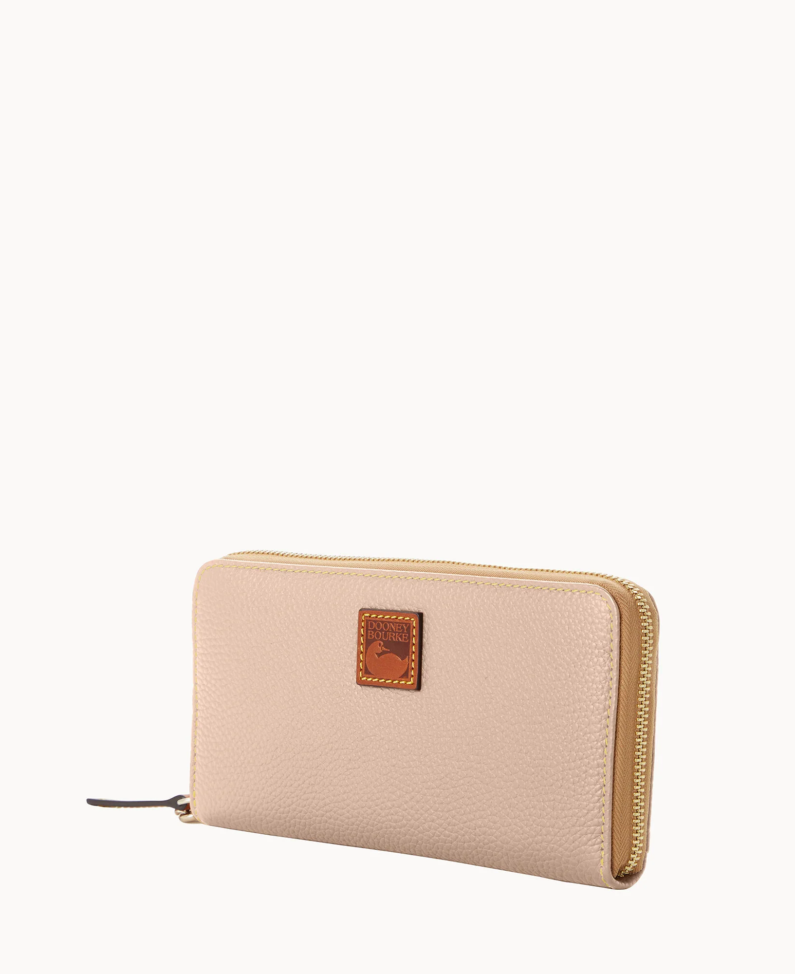 Pebble Grain Large Zip Around Wristlet - Image 31