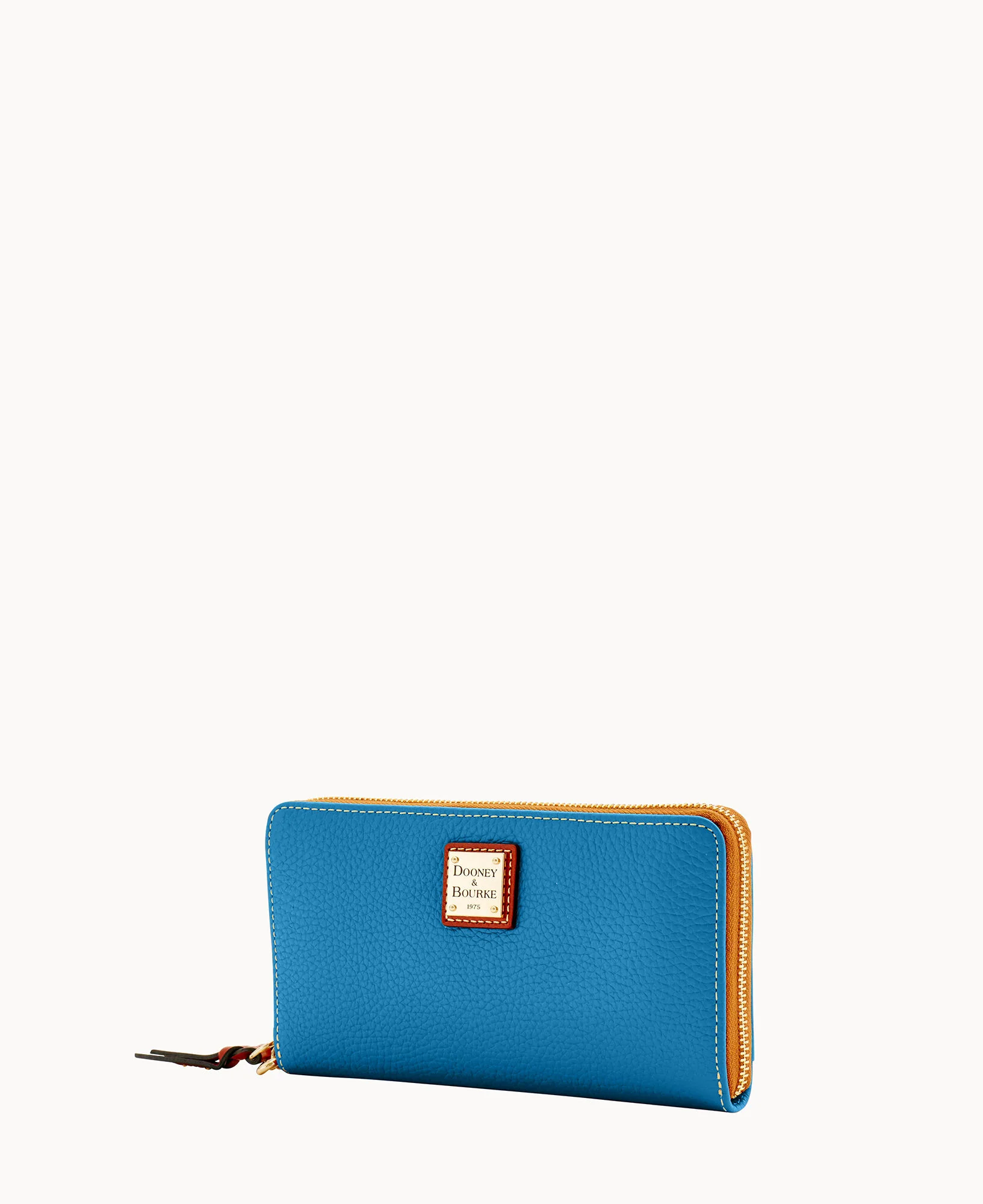 Pebble Grain Large Zip Around Wristlet - Image 31