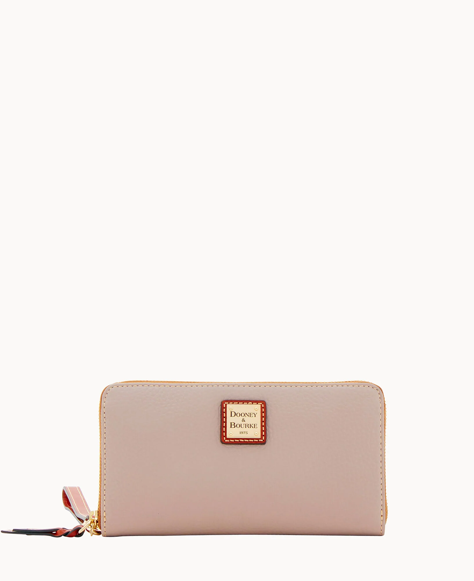 Pebble Grain Large Zip Around Wristlet - Image 36