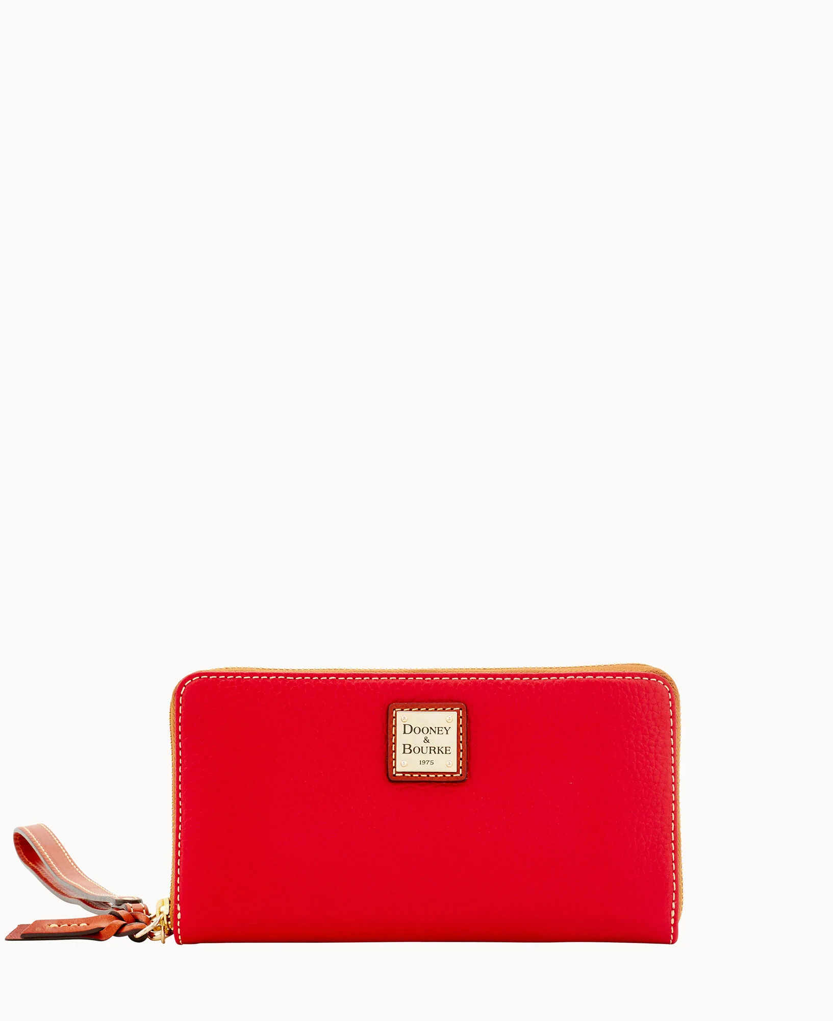 Pebble Grain Large Zip Around Wristlet - Image 39