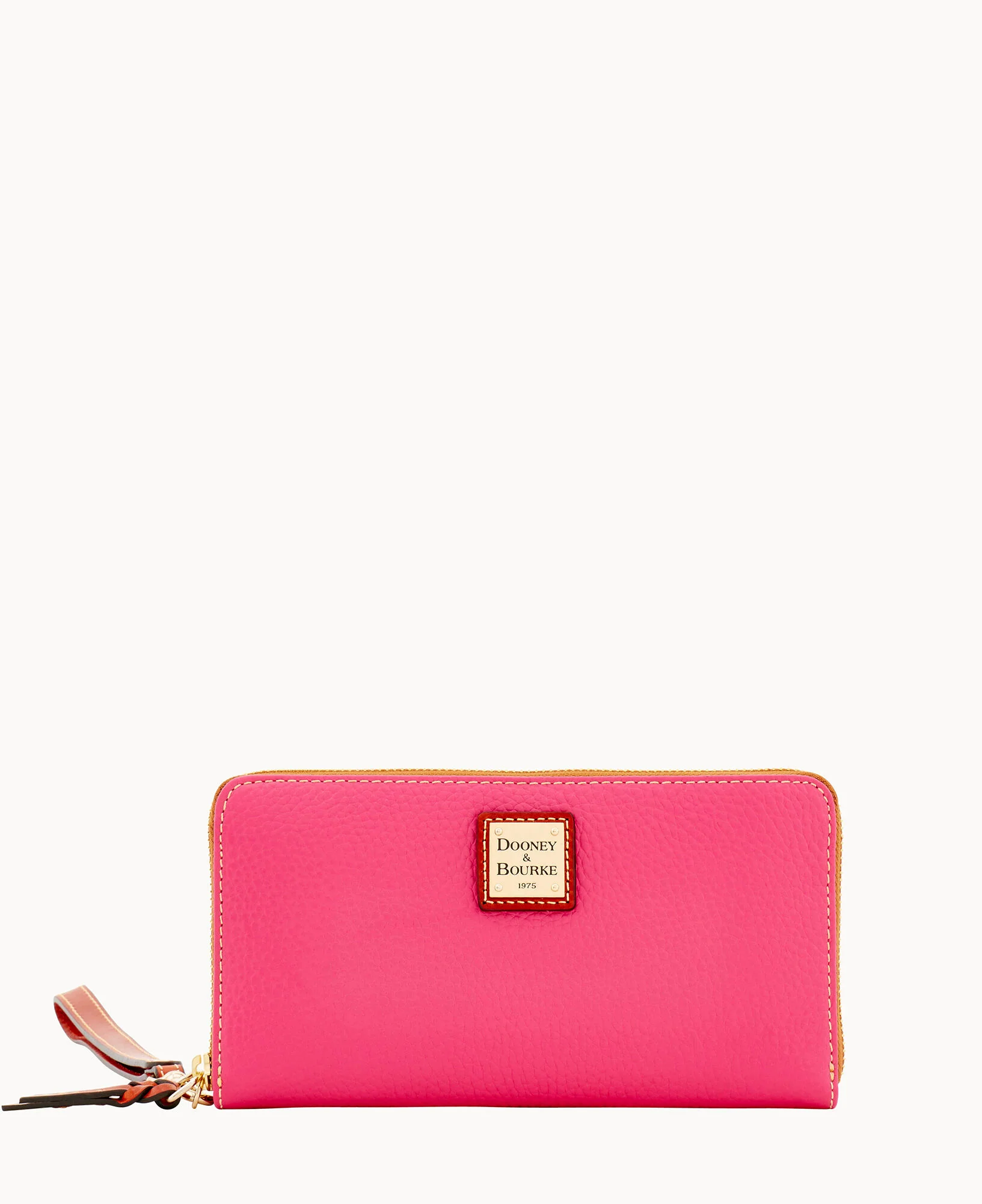 Pebble Grain Large Zip Around Wristlet - Image 42